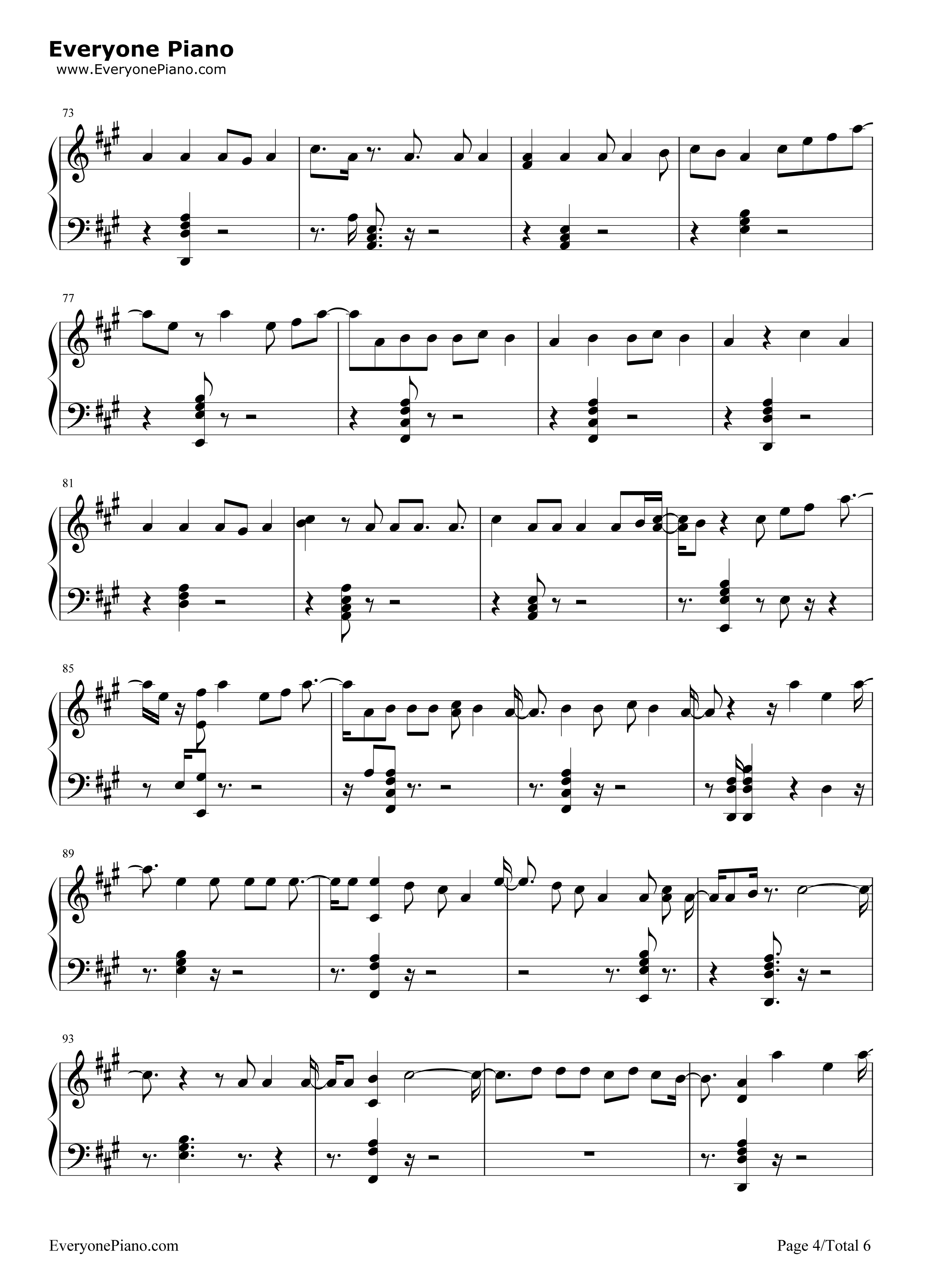 Call It What You Want钢琴谱-Taylor Swift4
