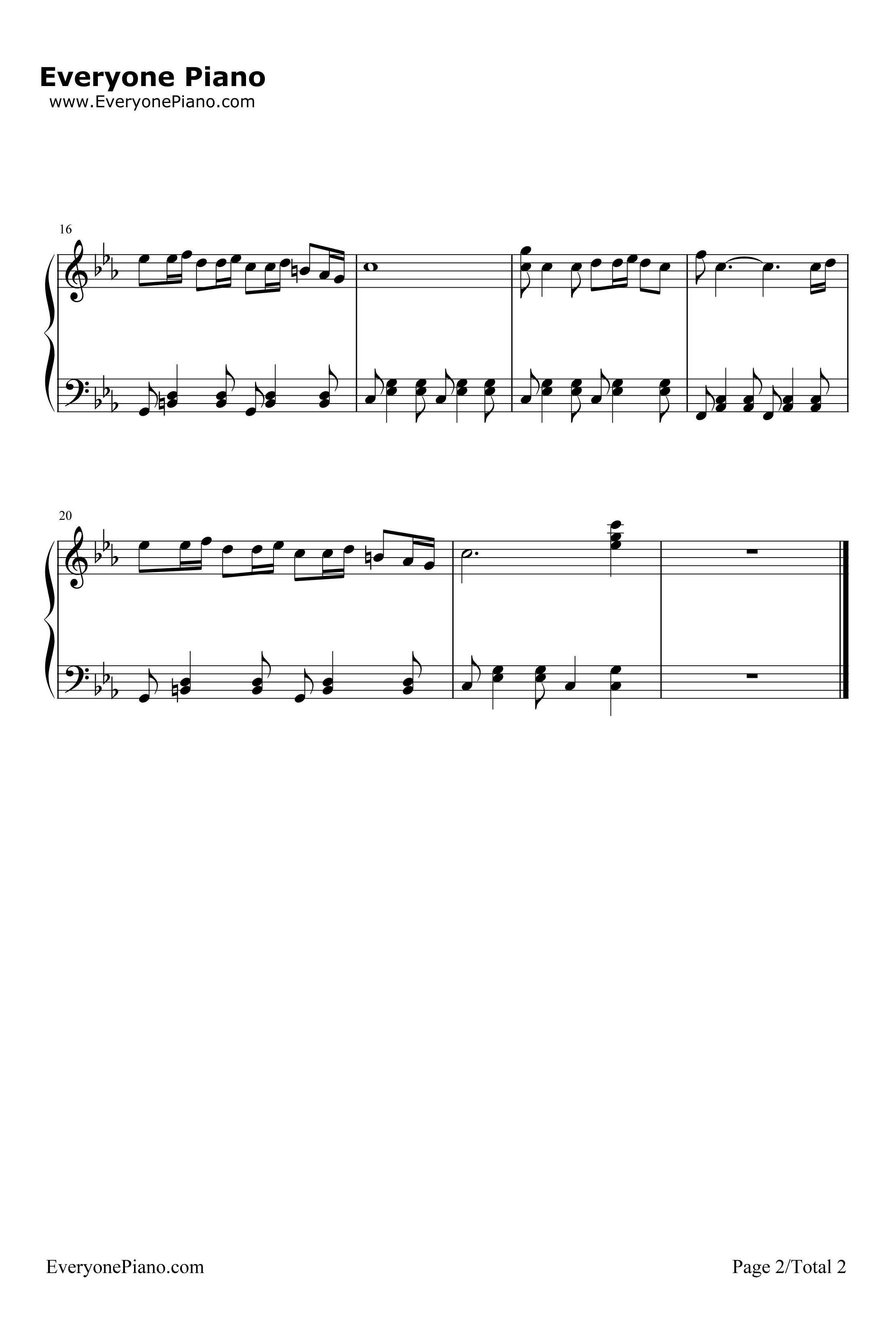 神探夏洛克主题曲钢琴谱-DavidArnoldandMichaelPrice-神探夏洛克主题曲2