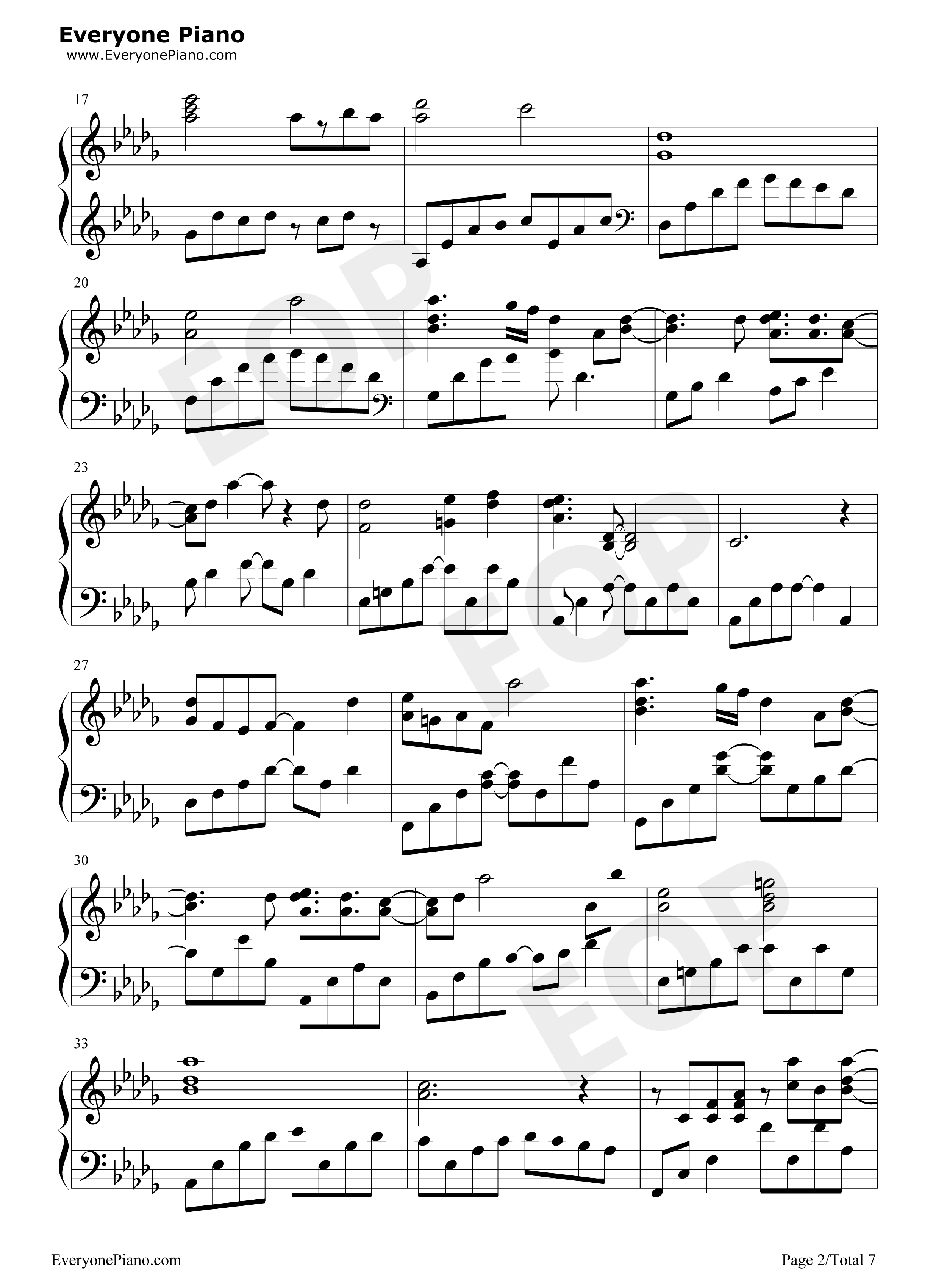 To Far Away Times 钢琴谱-Yasunori Mitsuda2