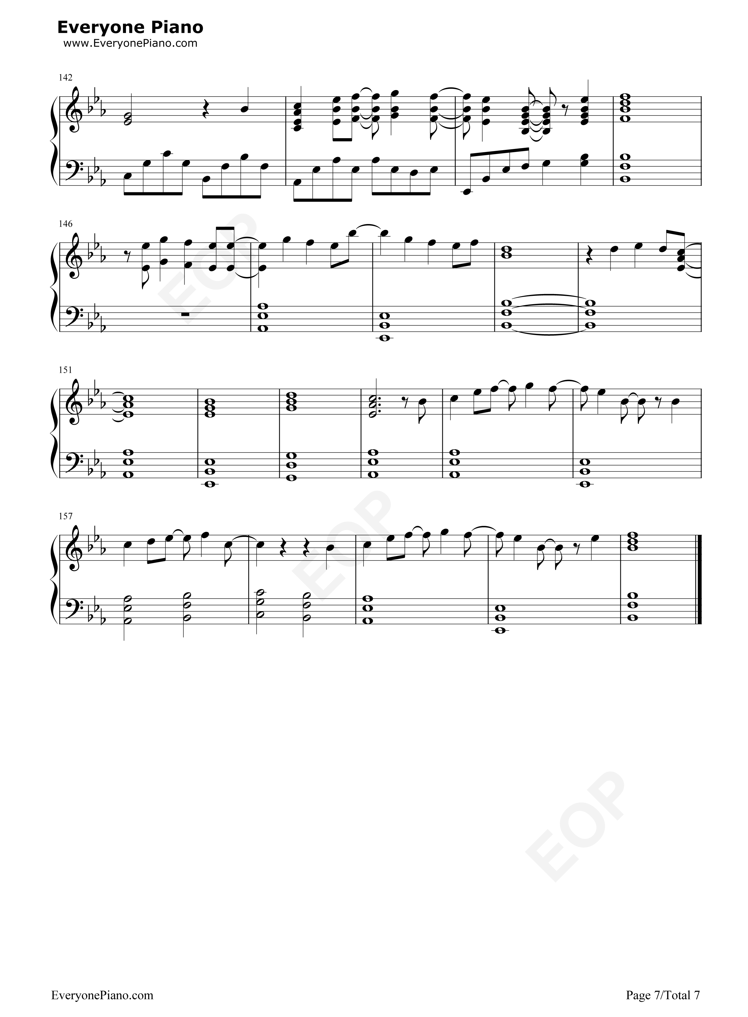 Fireflies钢琴谱-Owl City7