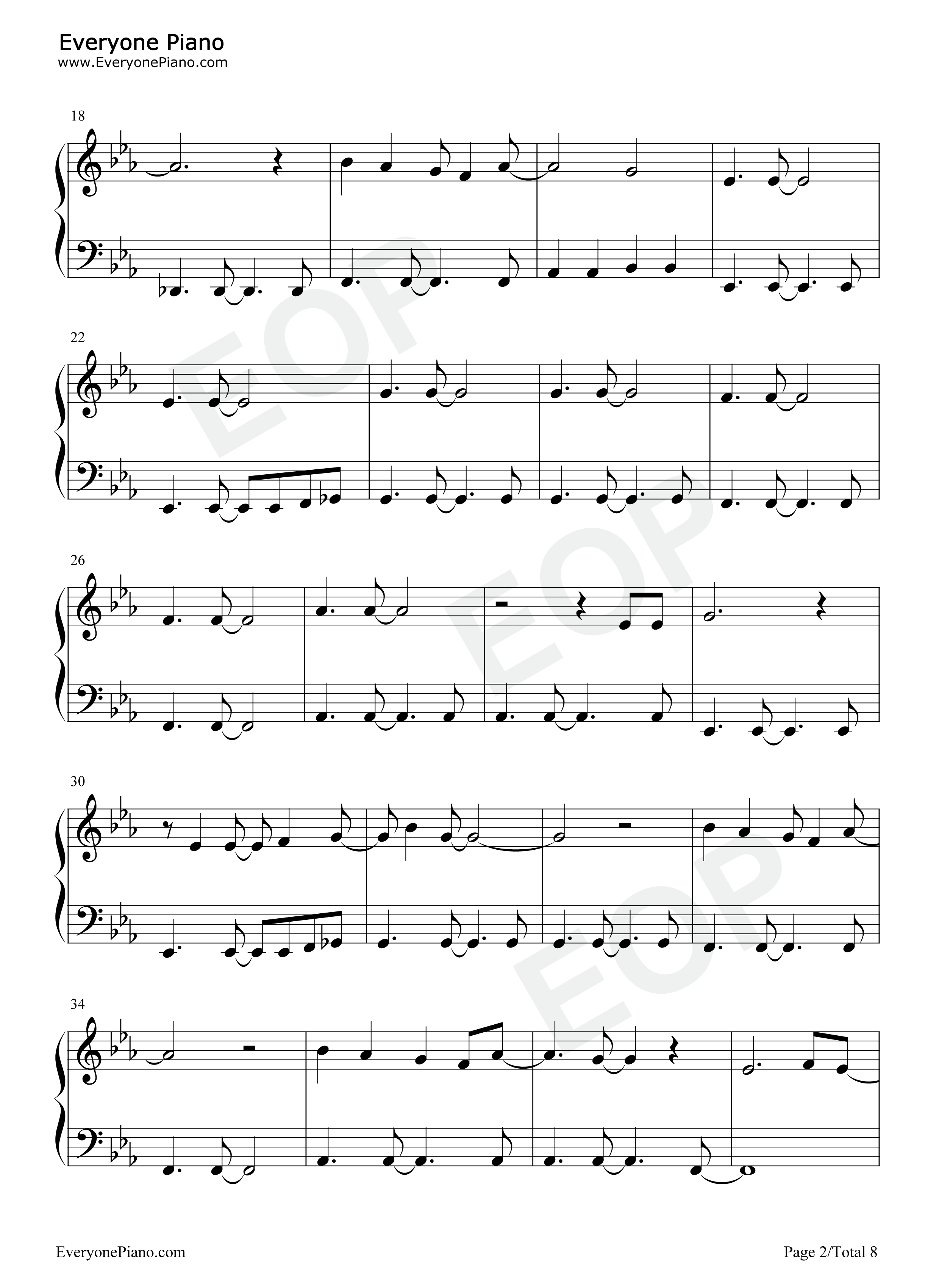 Underneath the Tree钢琴谱-Kelly Clarkson2