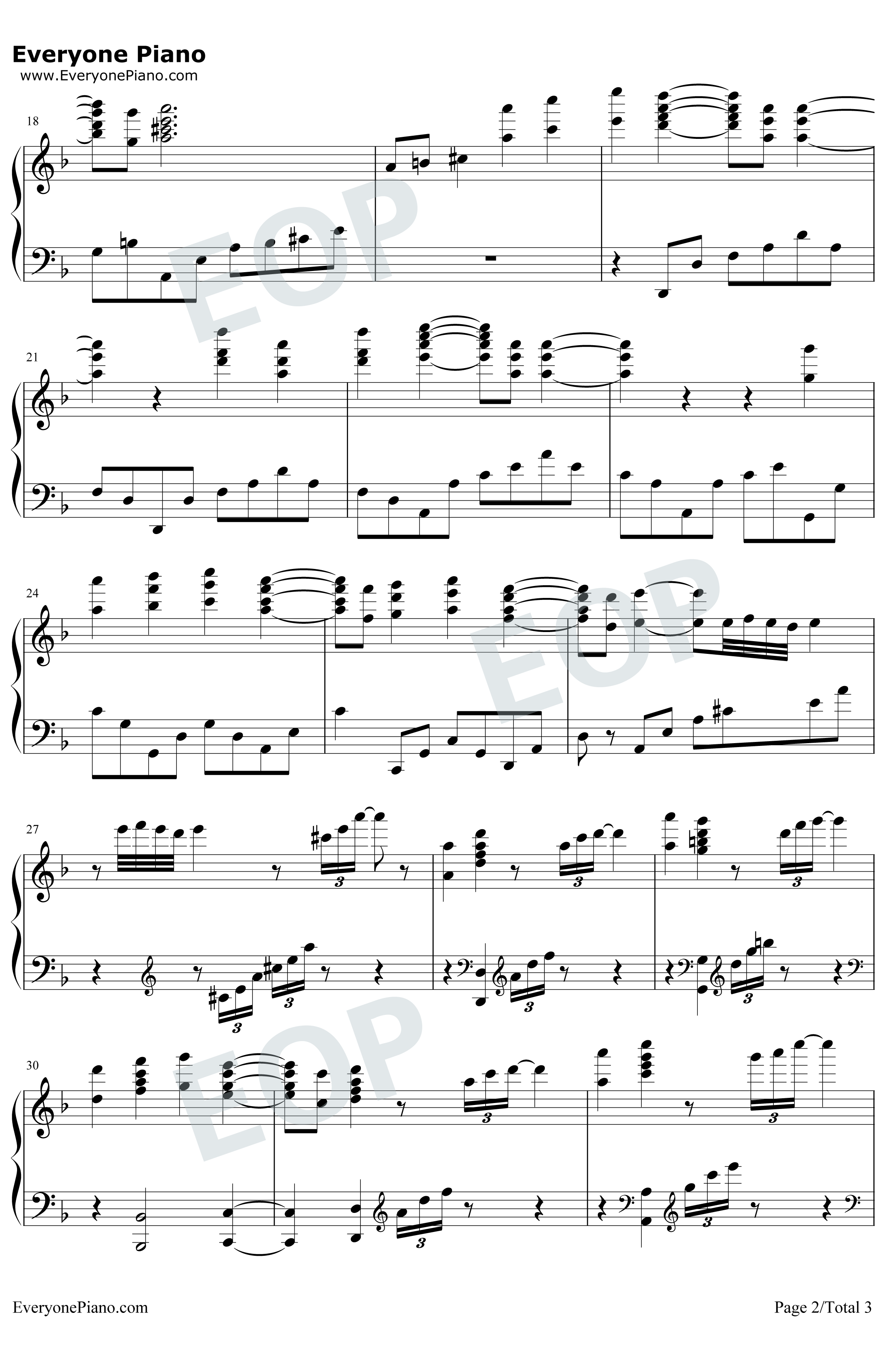 出埃及记钢琴谱-马克西姆-大师级的史诗作品2