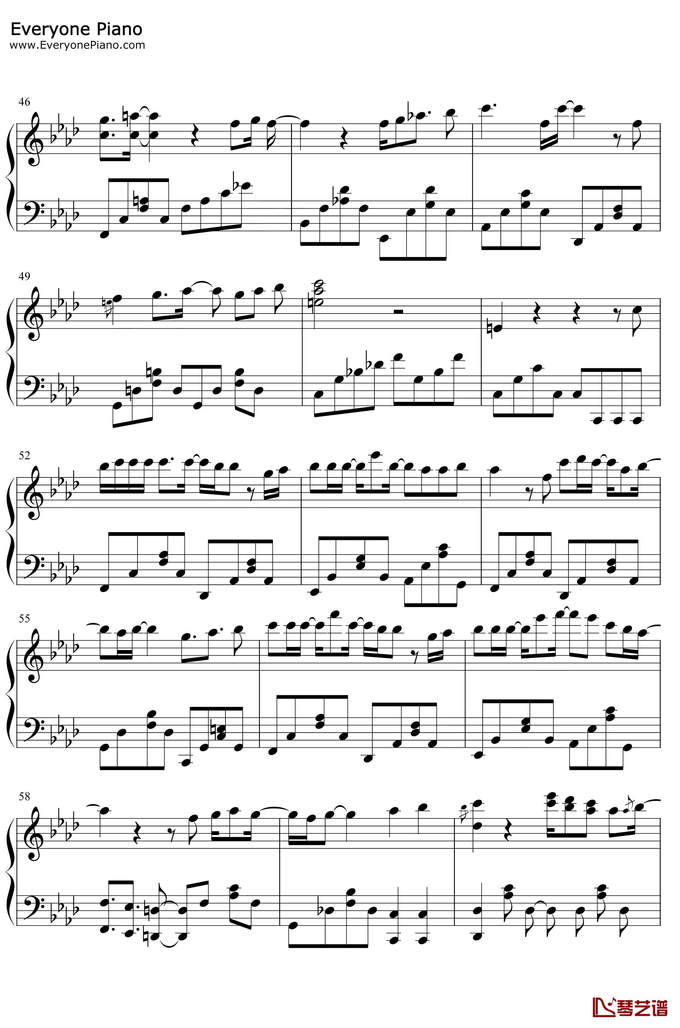 Nisha Labyrinth钢琴谱-Asteria Sophiya-夜之迷宫-艾尔之光LABY主题曲4