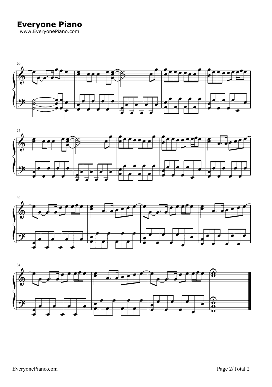 SafeandSound钢琴谱-CapitalCities2