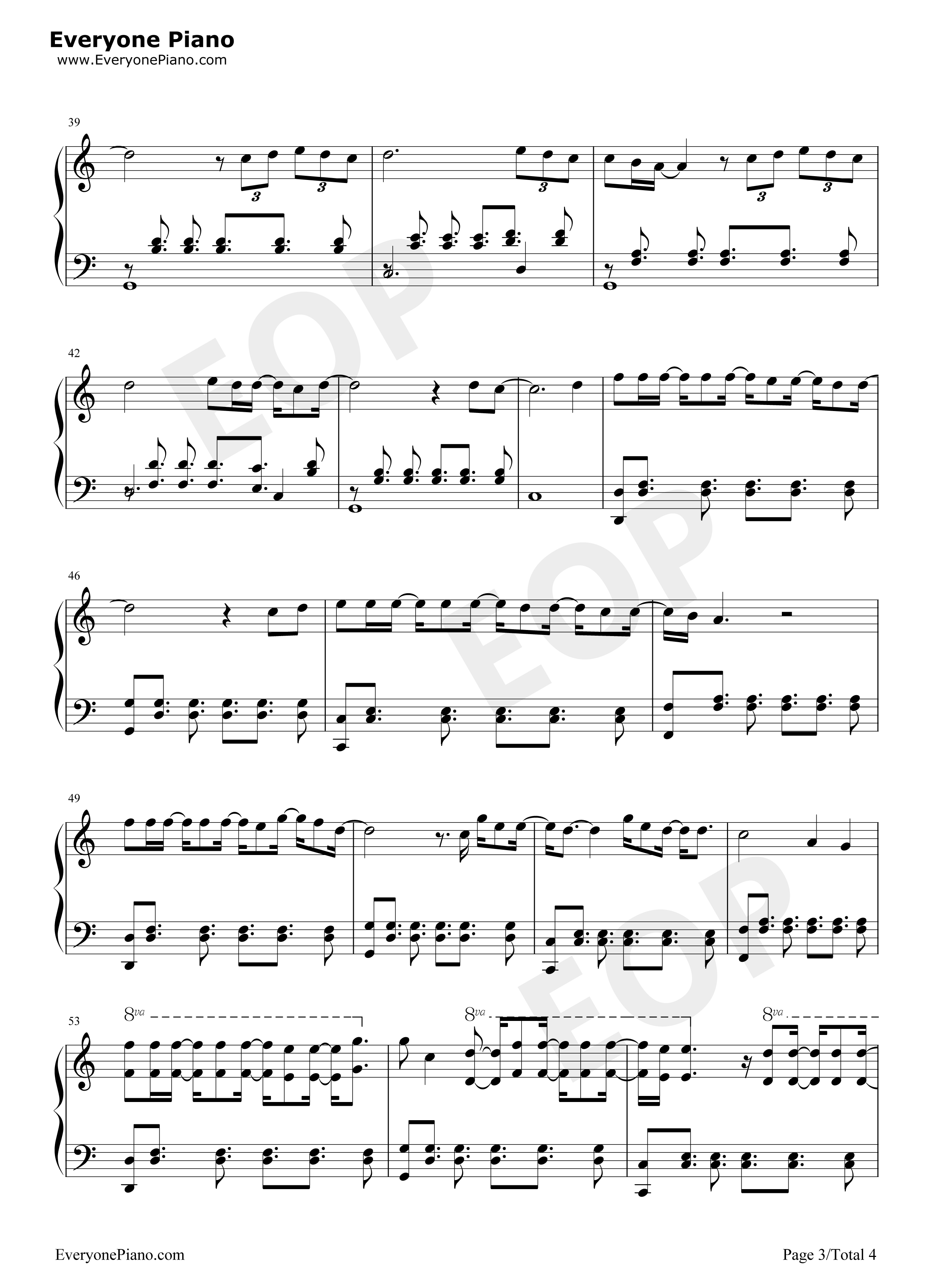 Too Late for Love钢琴谱-John Lundvik3