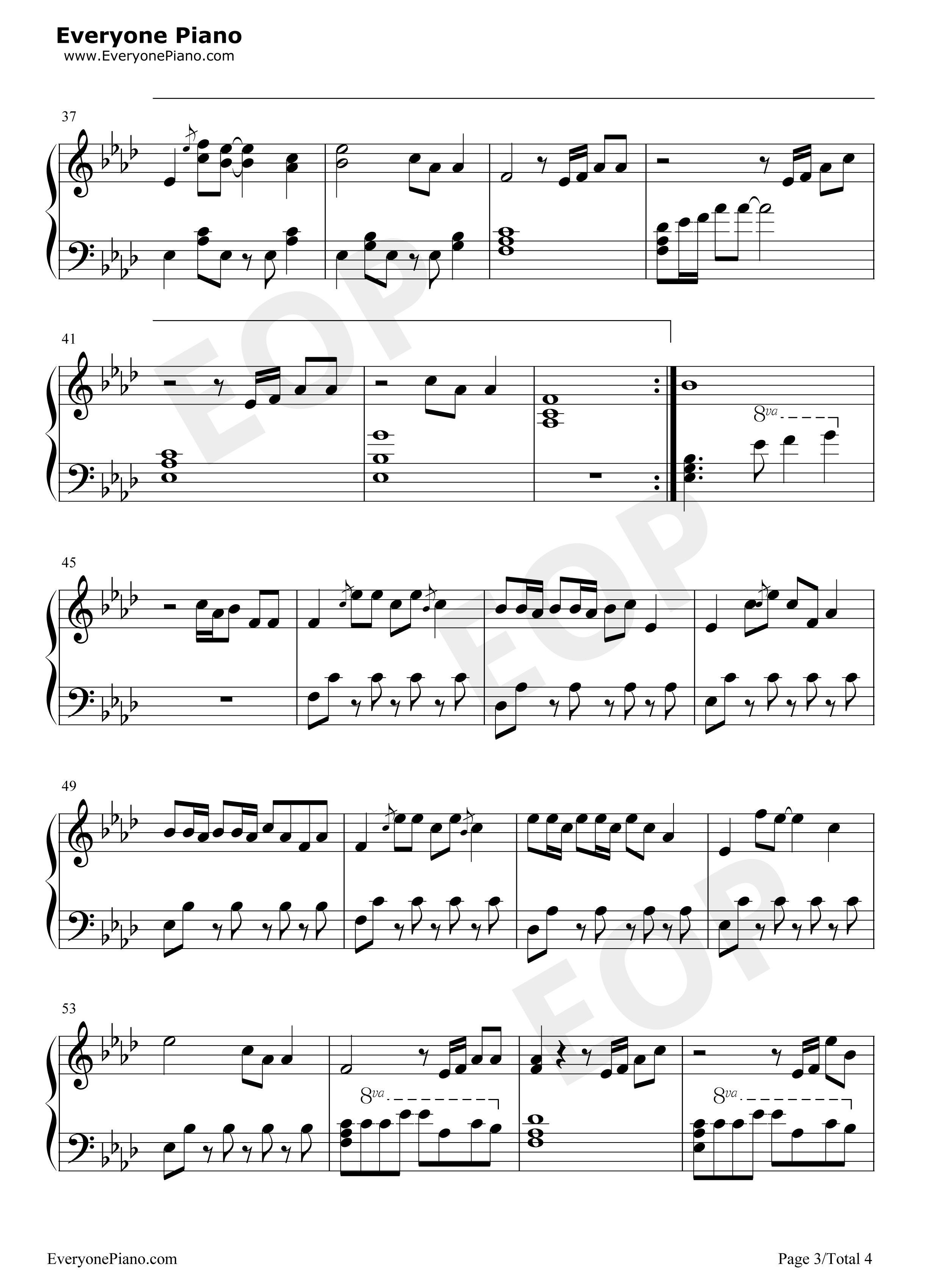 芒种钢琴谱-音阙诗听 赵方婧3