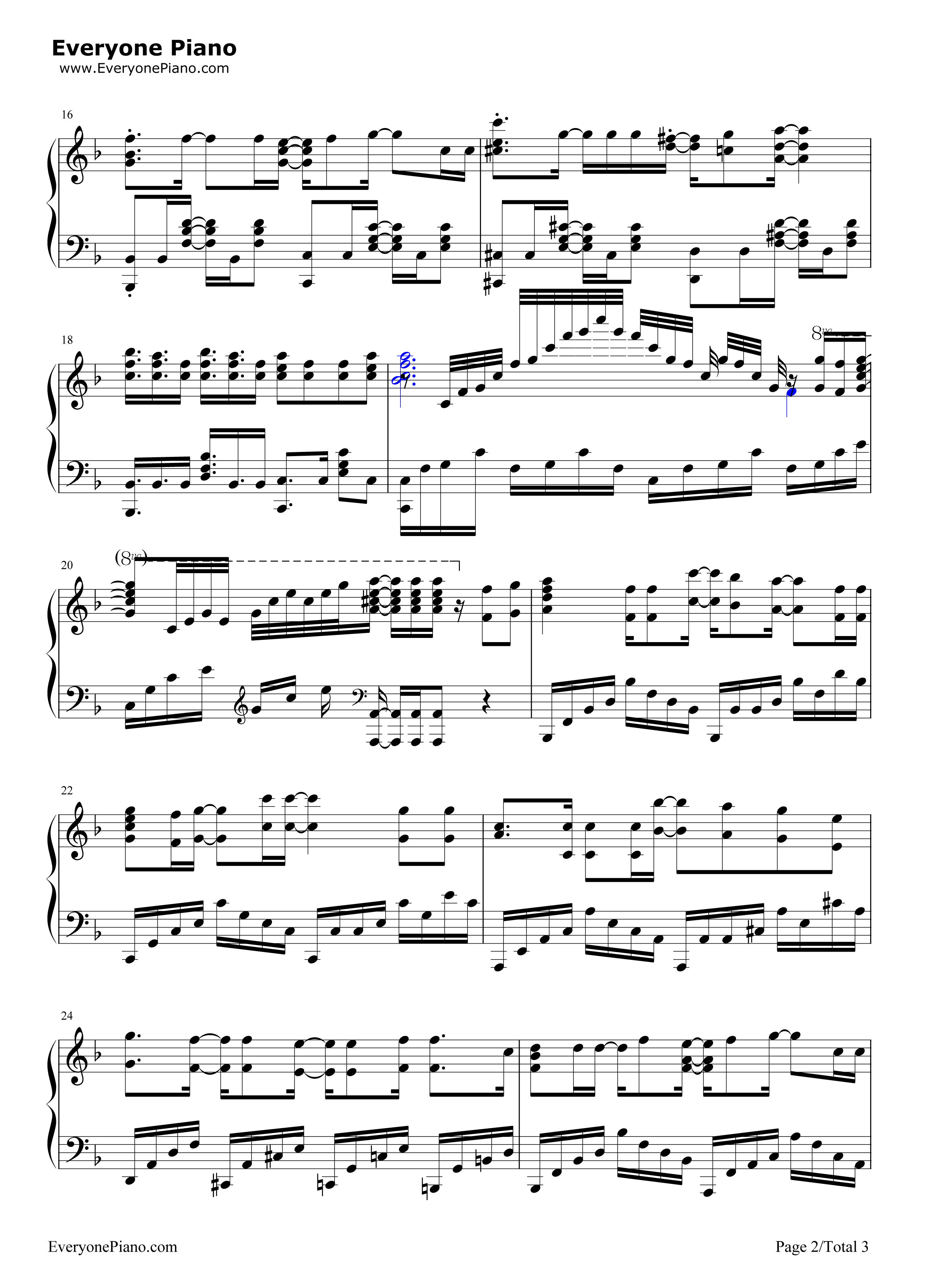 明日の君さえいればいい钢琴谱-Choucho2