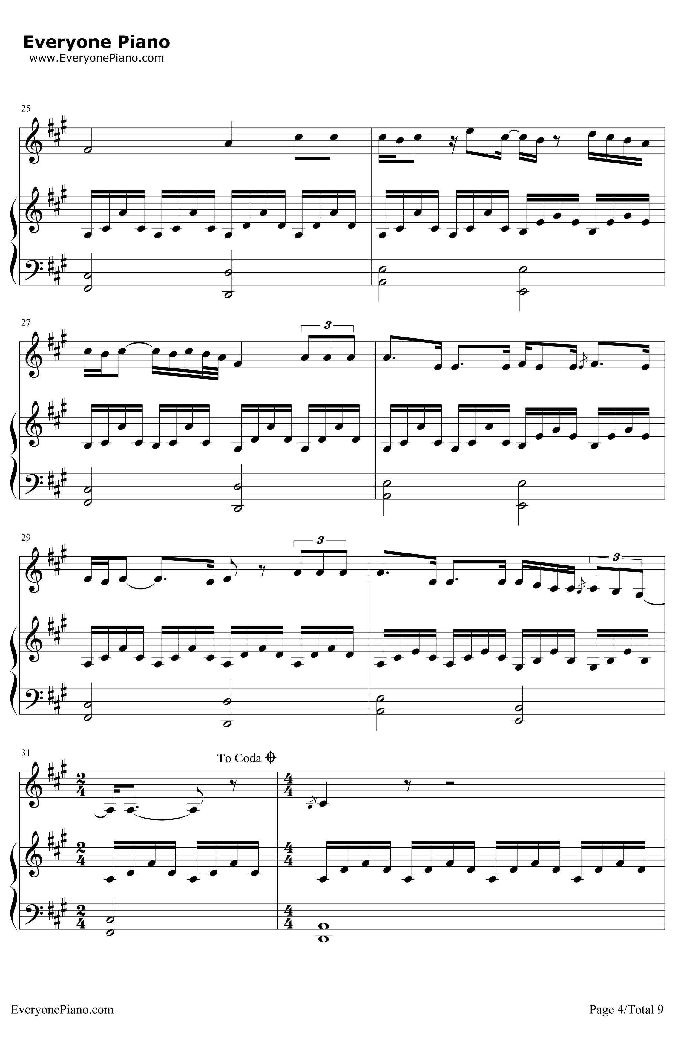 Some one Like You原版钢琴谱-Adele4