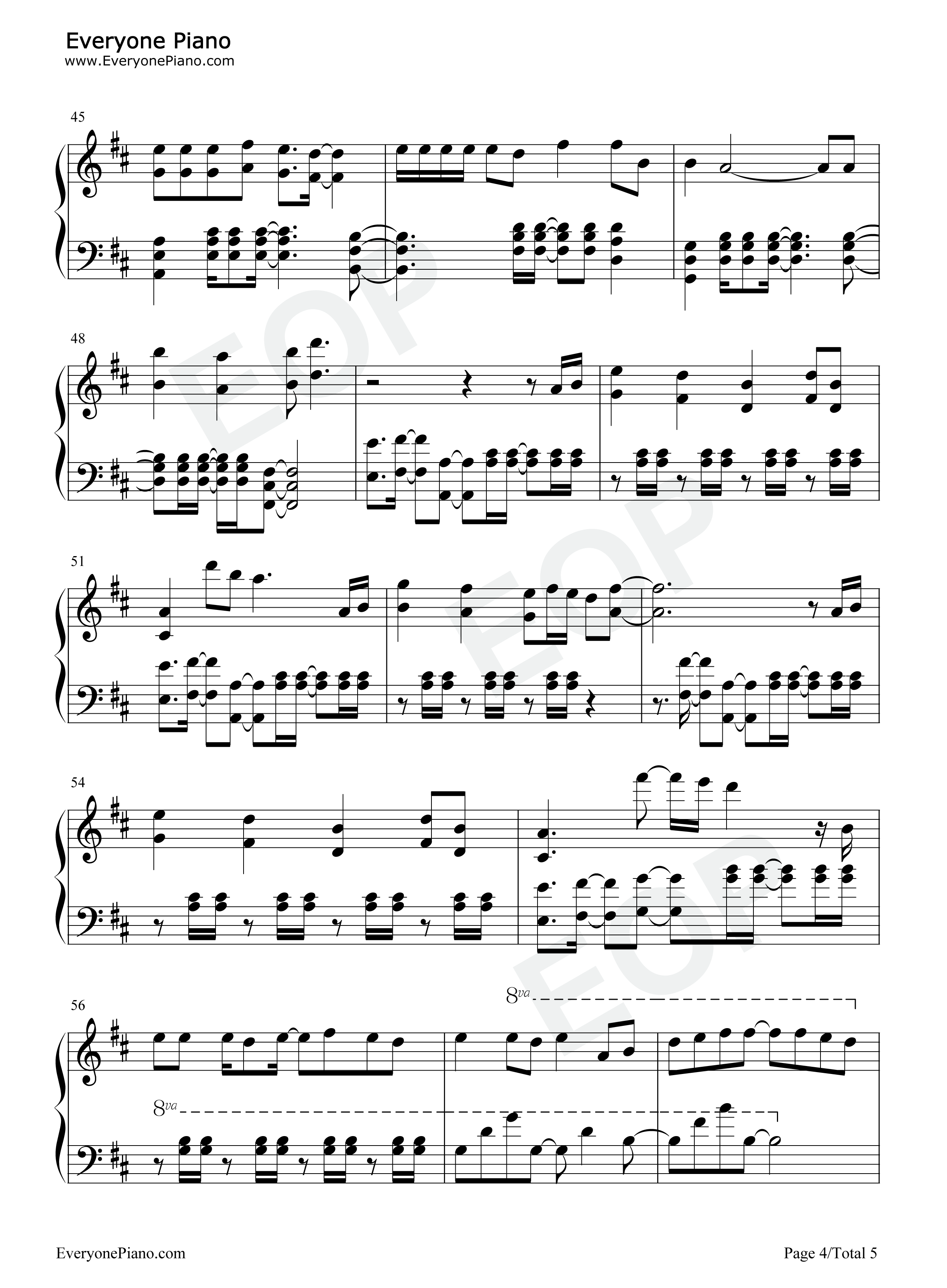 Jealous钢琴谱-Nick Jonas4