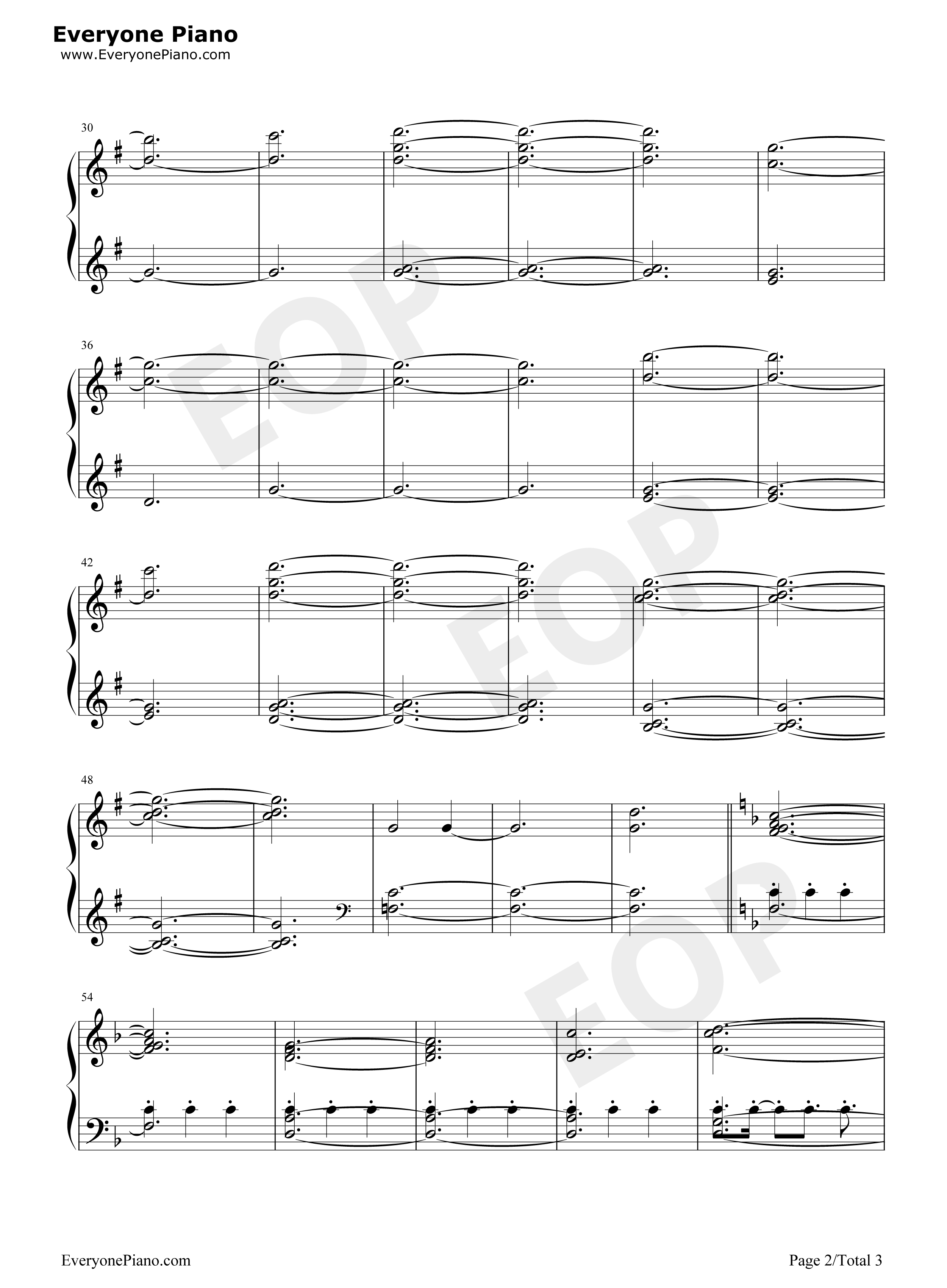 Together钢琴谱-Henry Jackman2