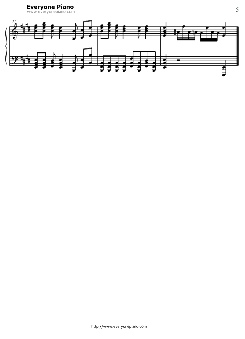 Teenagers钢琴谱-MyChemicalRomance5