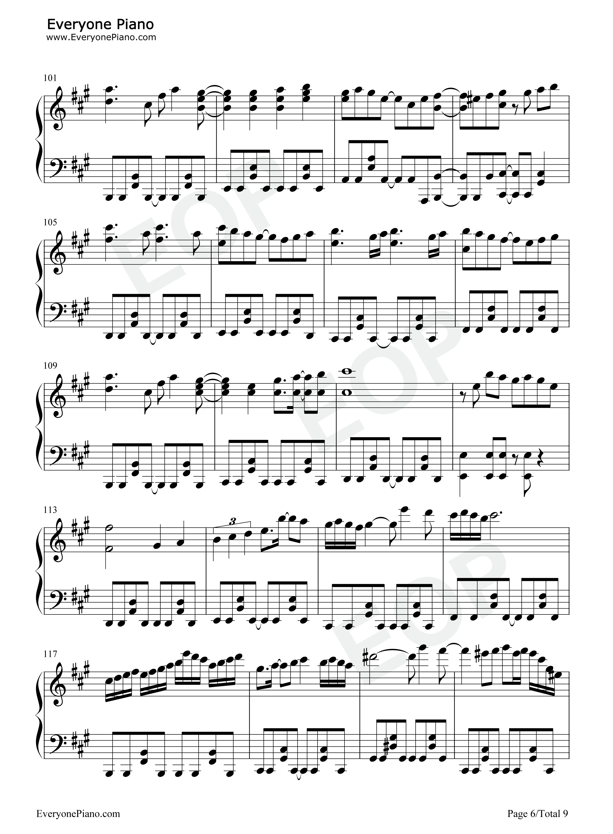 僕らの戦場钢琴谱-Walküre6