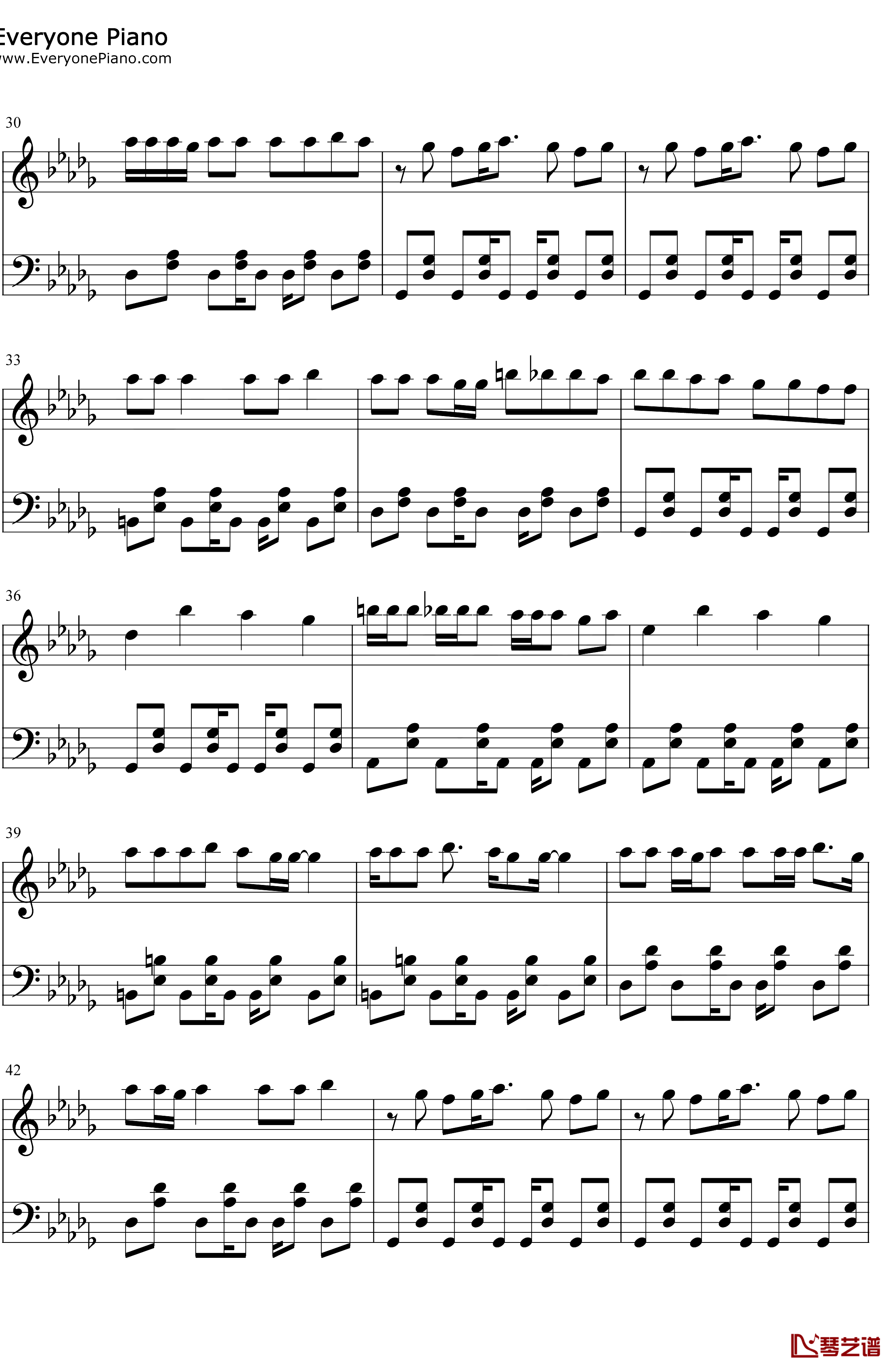Christmasthe Whole YearRound钢琴谱-Sabrina Carpenter3