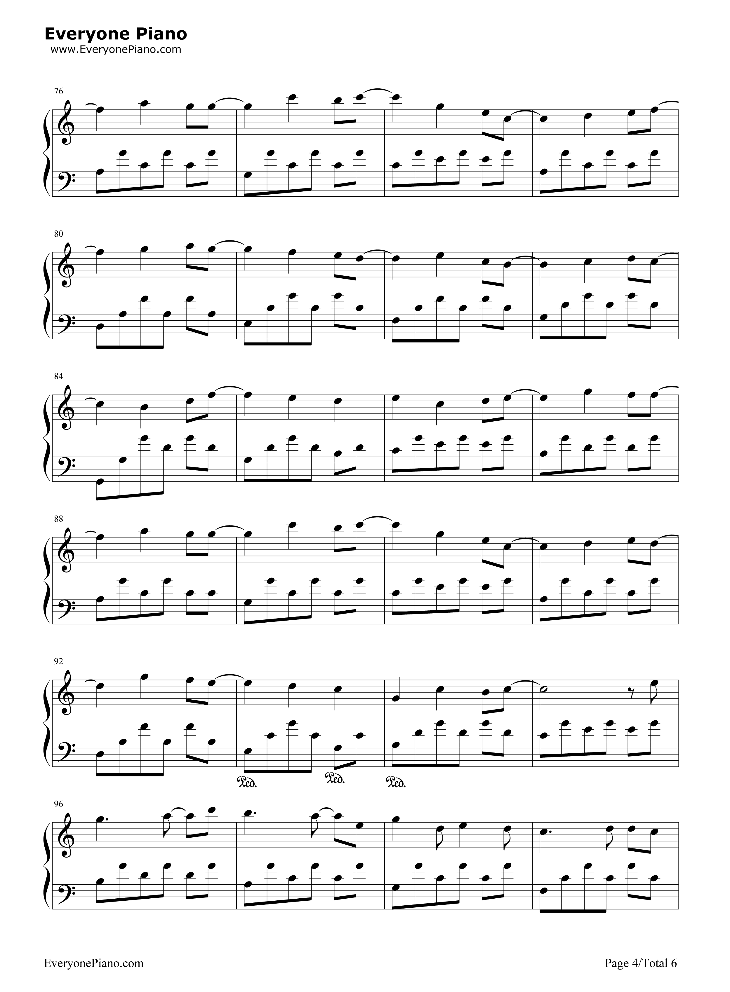 Joy钢琴谱-乔治·温斯顿4