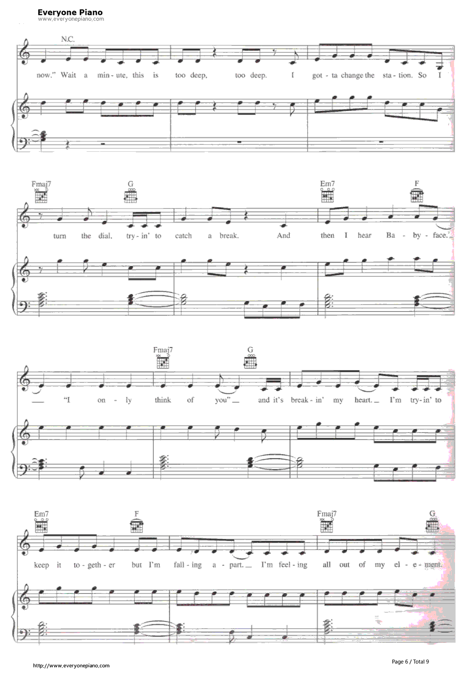 We Belong Together钢琴谱-MariahCarey6