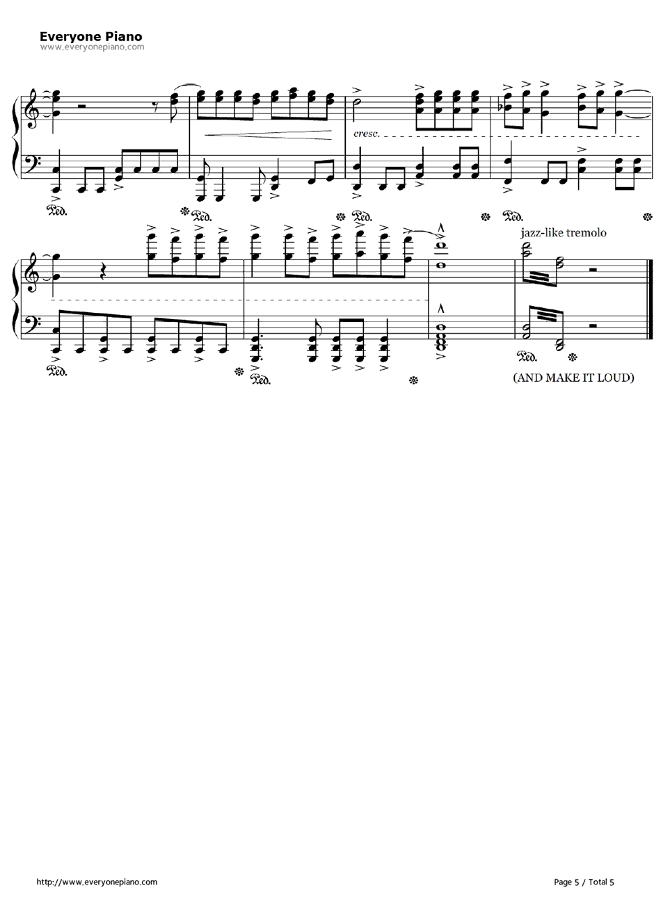 Ultraviolence钢琴谱-LanaDelRey5