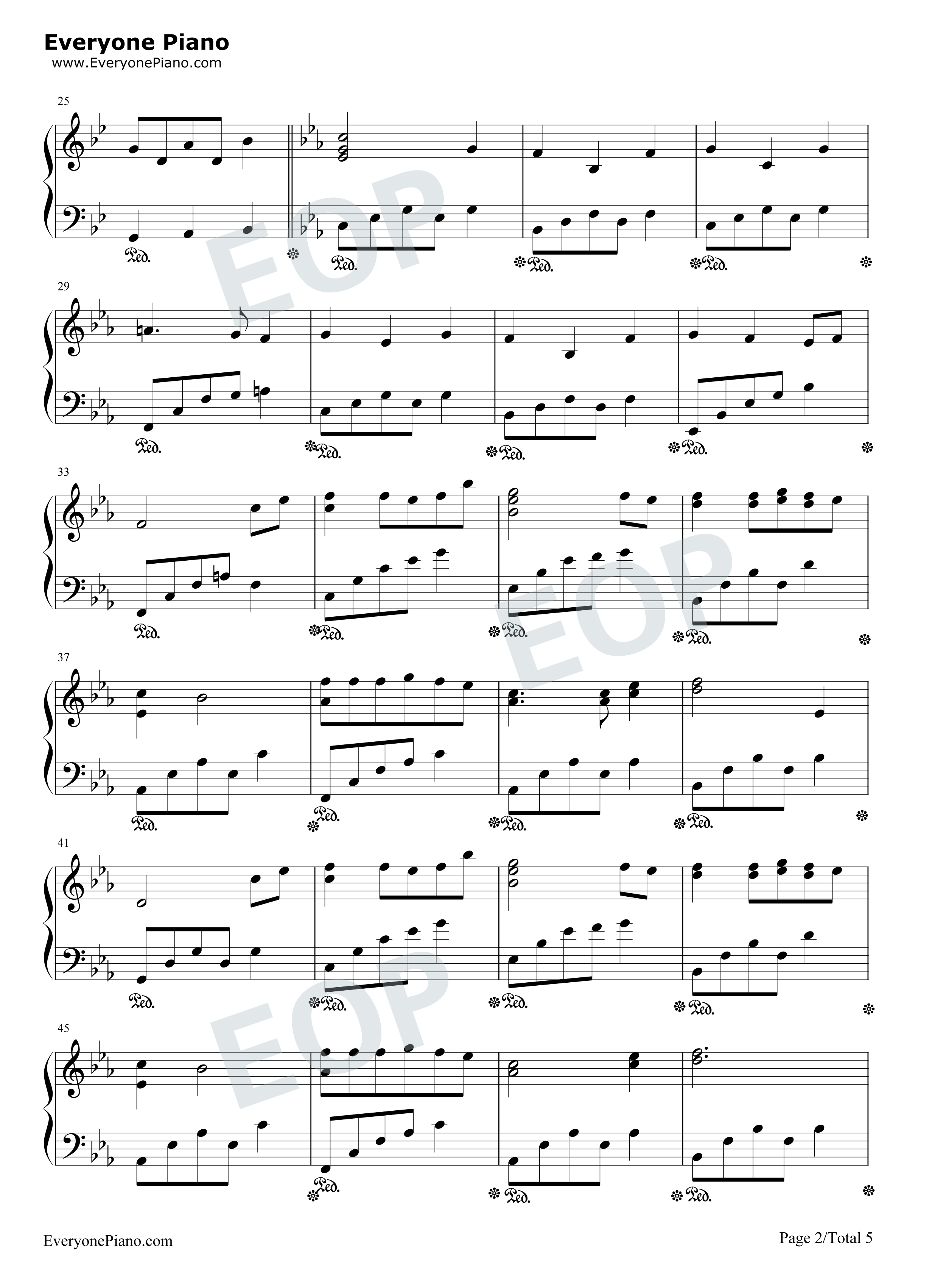 Arrietty's Song钢琴谱-塞西尔·科贝尔  セシルコルベル 宫崎骏2