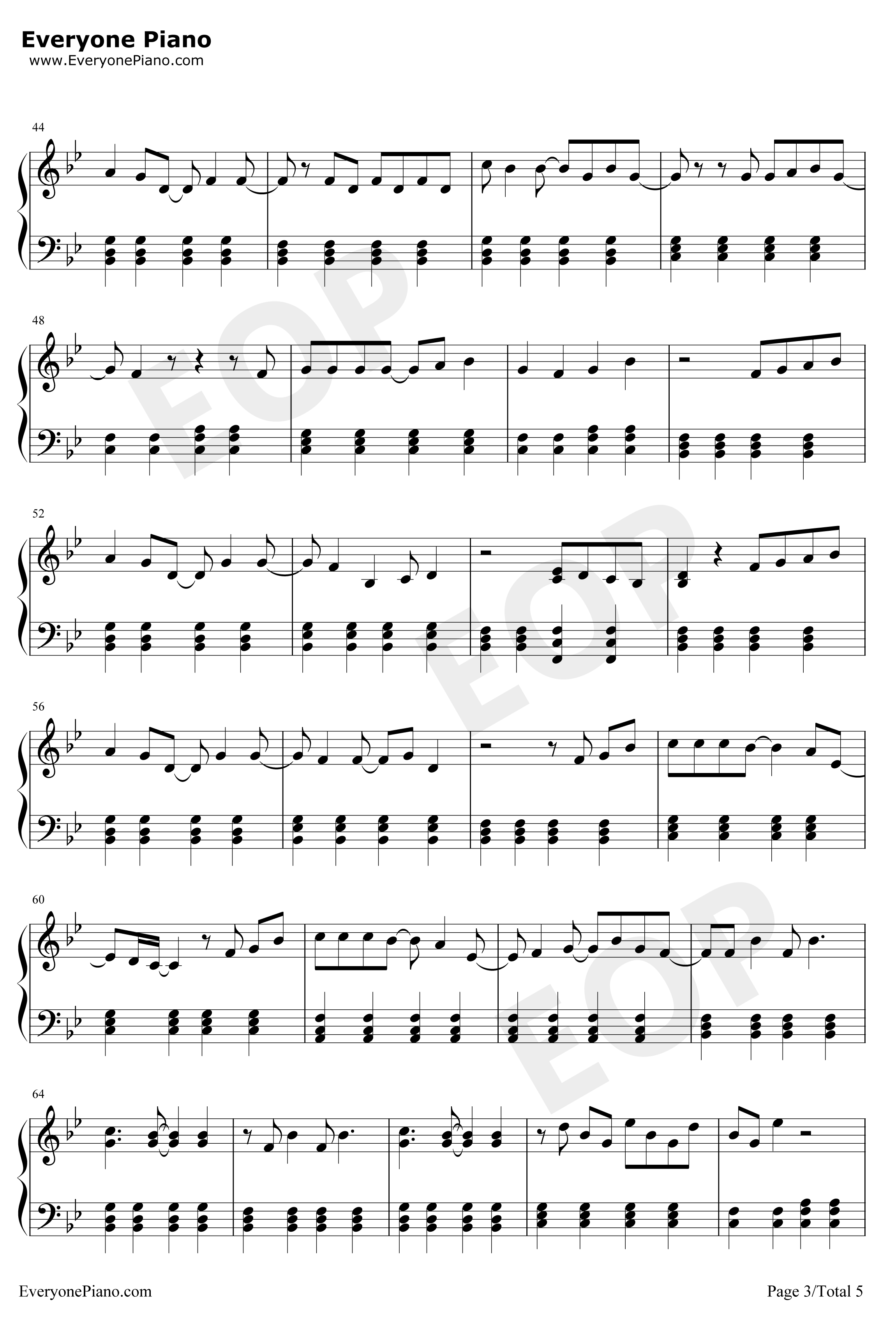 Way Back Into Love钢琴谱-Haley Bennett Hugh Grant-电影K歌情人插曲3