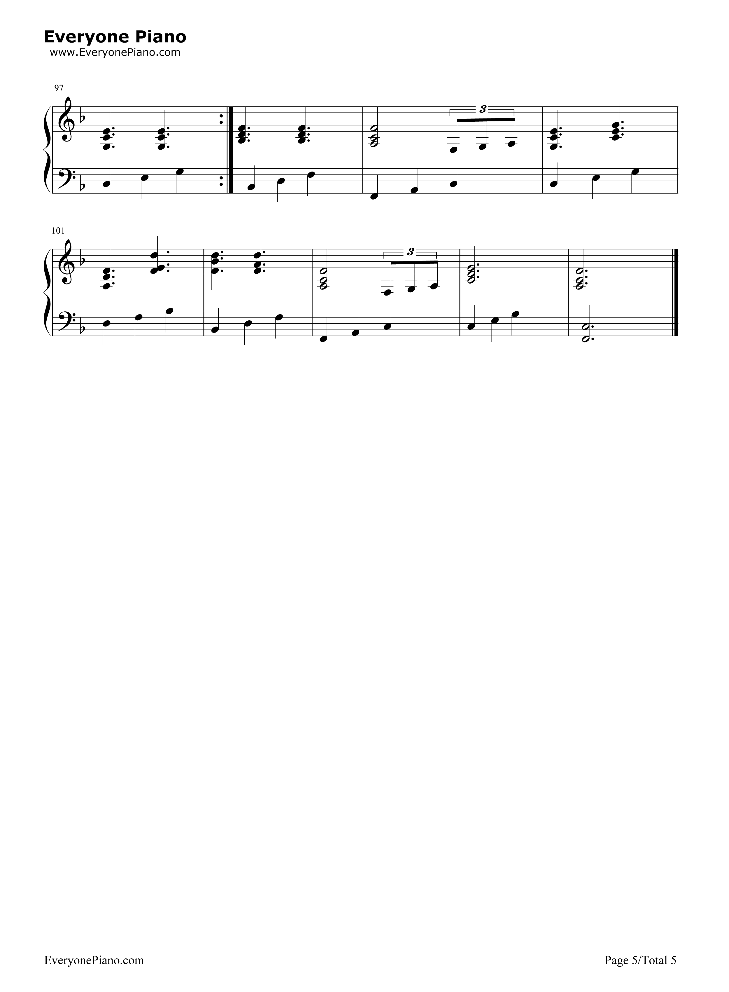 A Drop In The Ocean钢琴谱-Ron Pope5