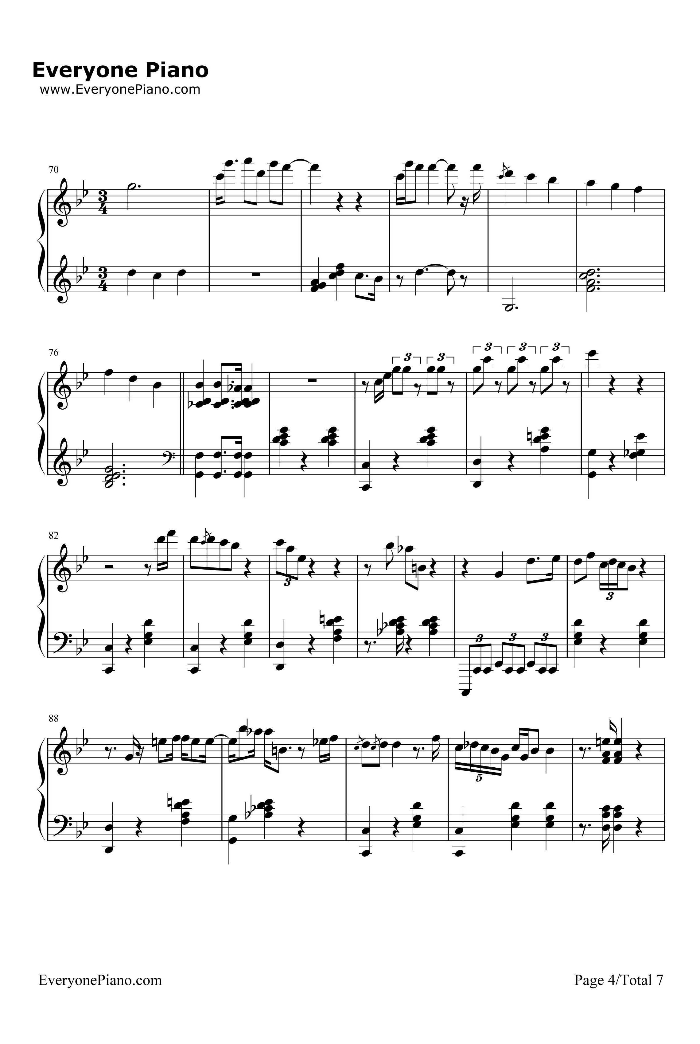 Our Love钢琴谱-BrianCulbertson-爱情公寓2片尾曲4