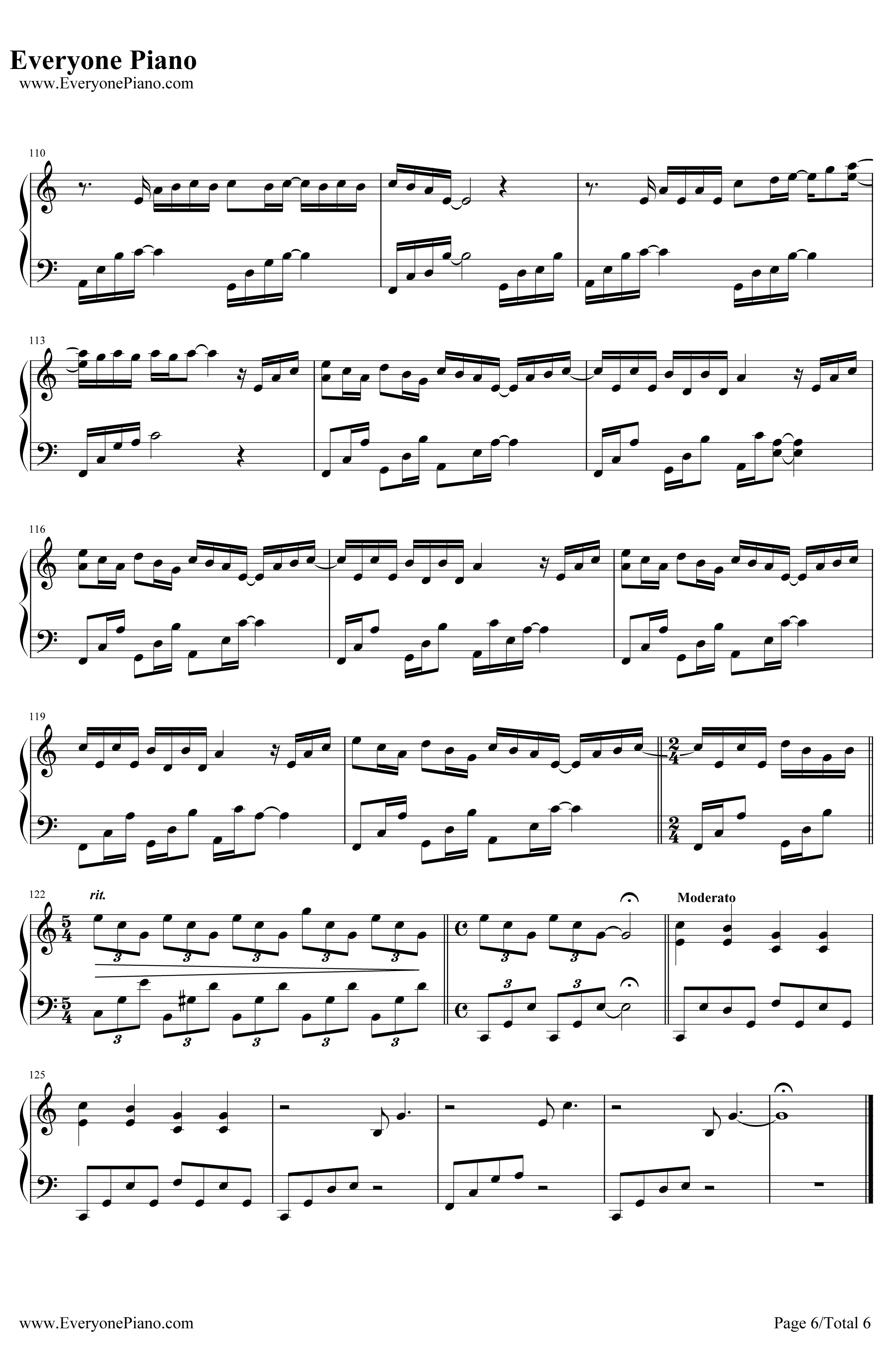 Longing  Love钢琴谱-GeorgeWinston乔治温斯顿6
