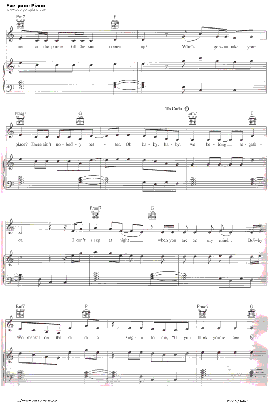 We Belong Together钢琴谱-MariahCarey5