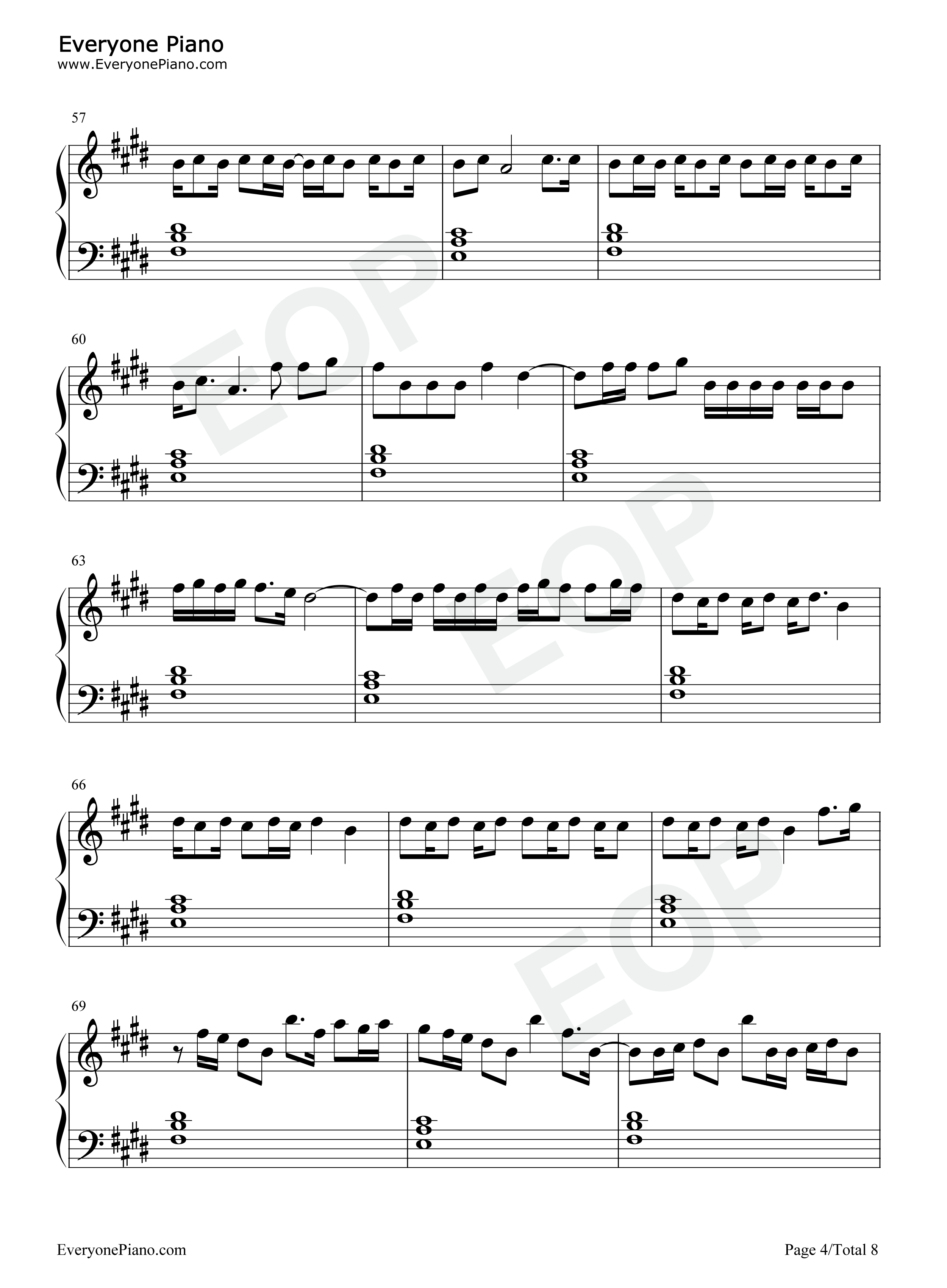 Black Parade钢琴谱-Beyoncé4