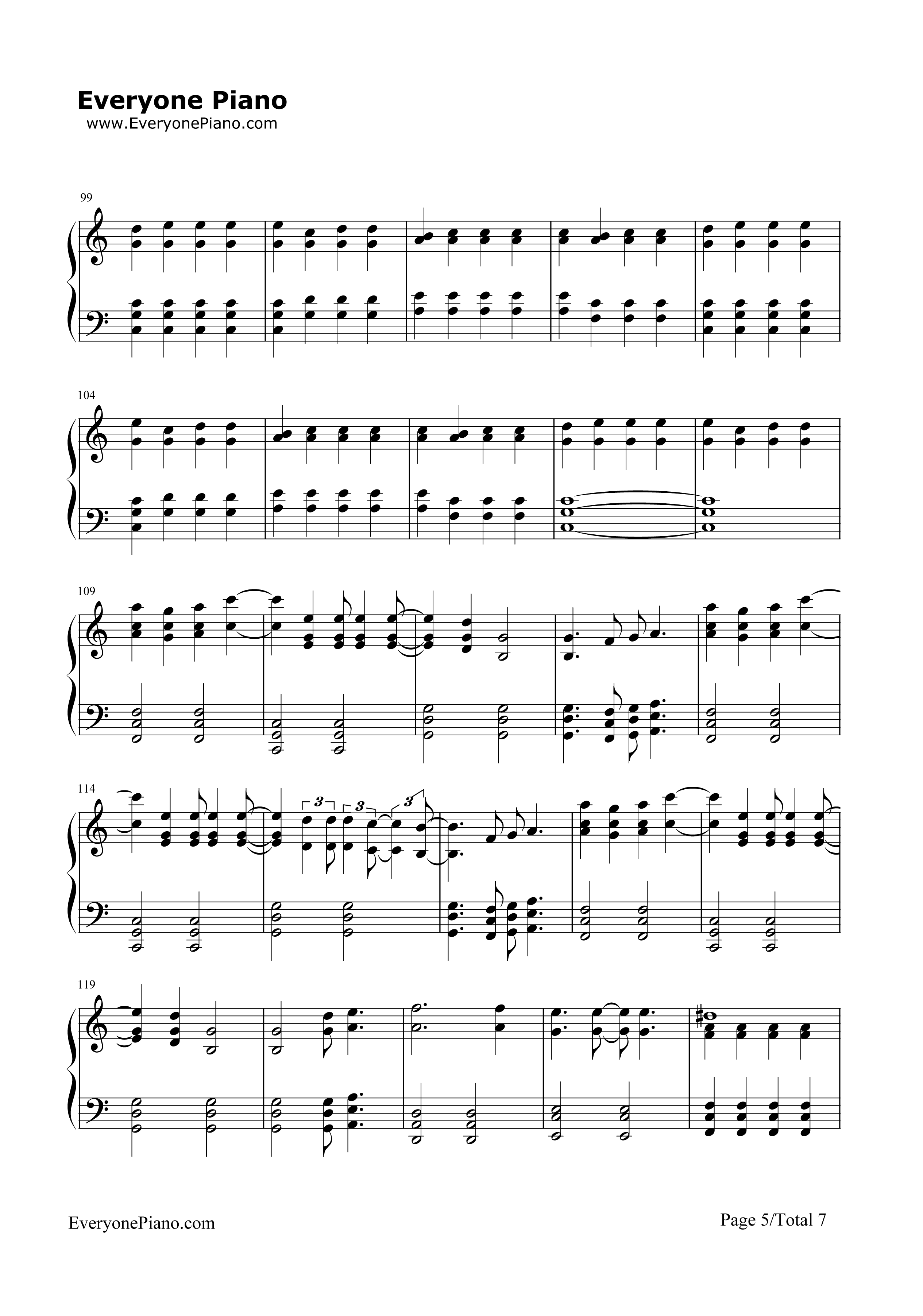 Migraine钢琴谱-Twenty One Pilots5