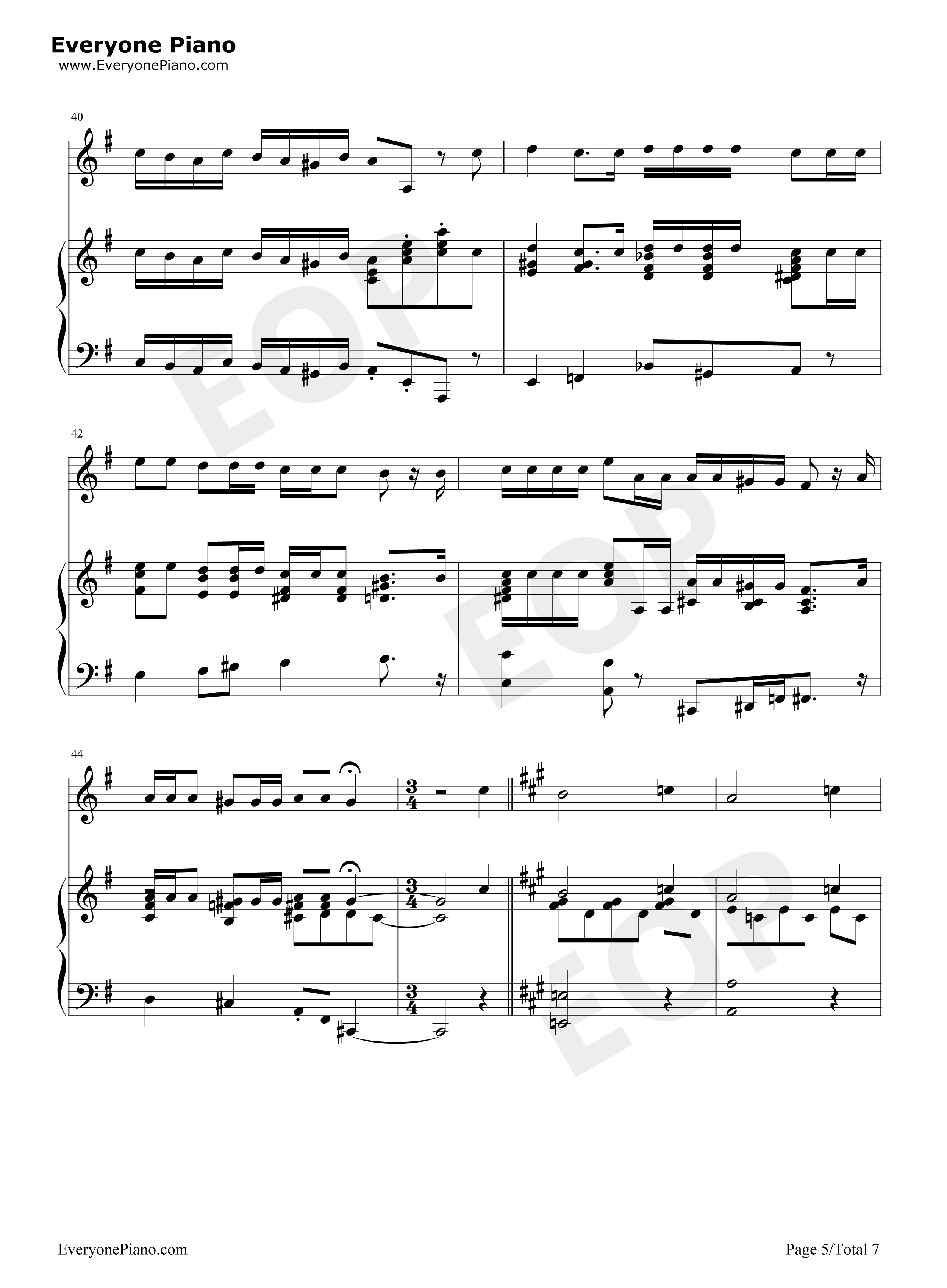 Jack's Lament钢琴谱-Danny Elfman5