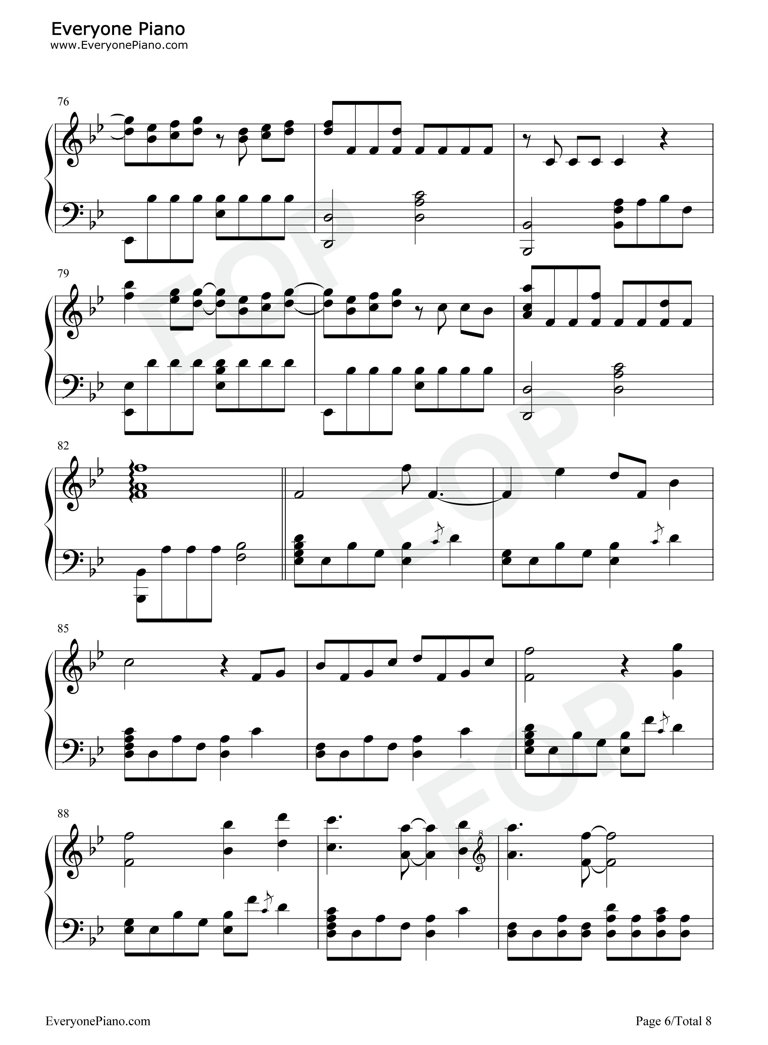 雨水钢琴谱-音阙诗听 李佳思6