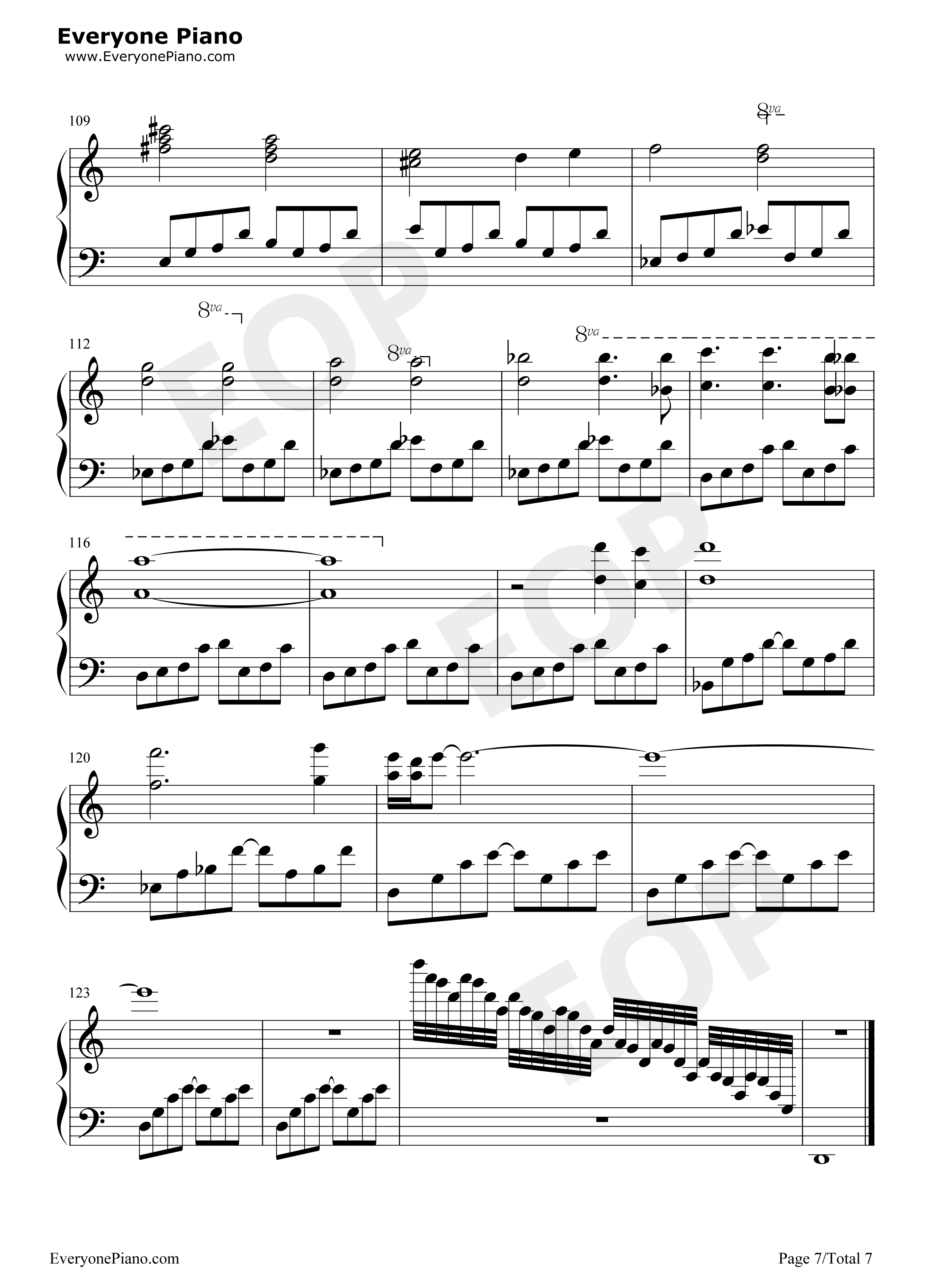 To Far Away Times 钢琴谱-Yasunori Mitsuda7