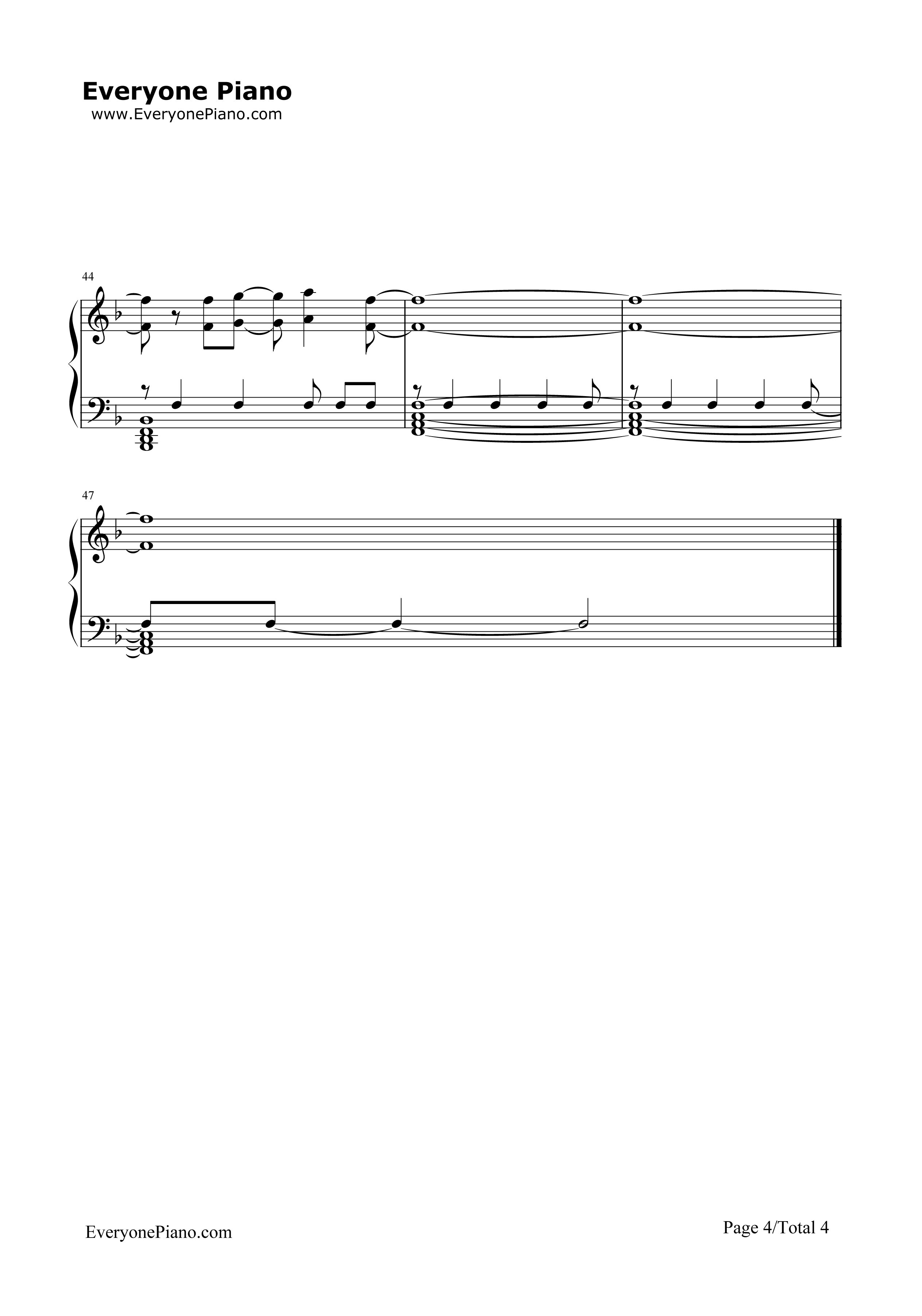 A World Without Danger钢琴谱-Julien Lamassonne (Noam Kaniel)4