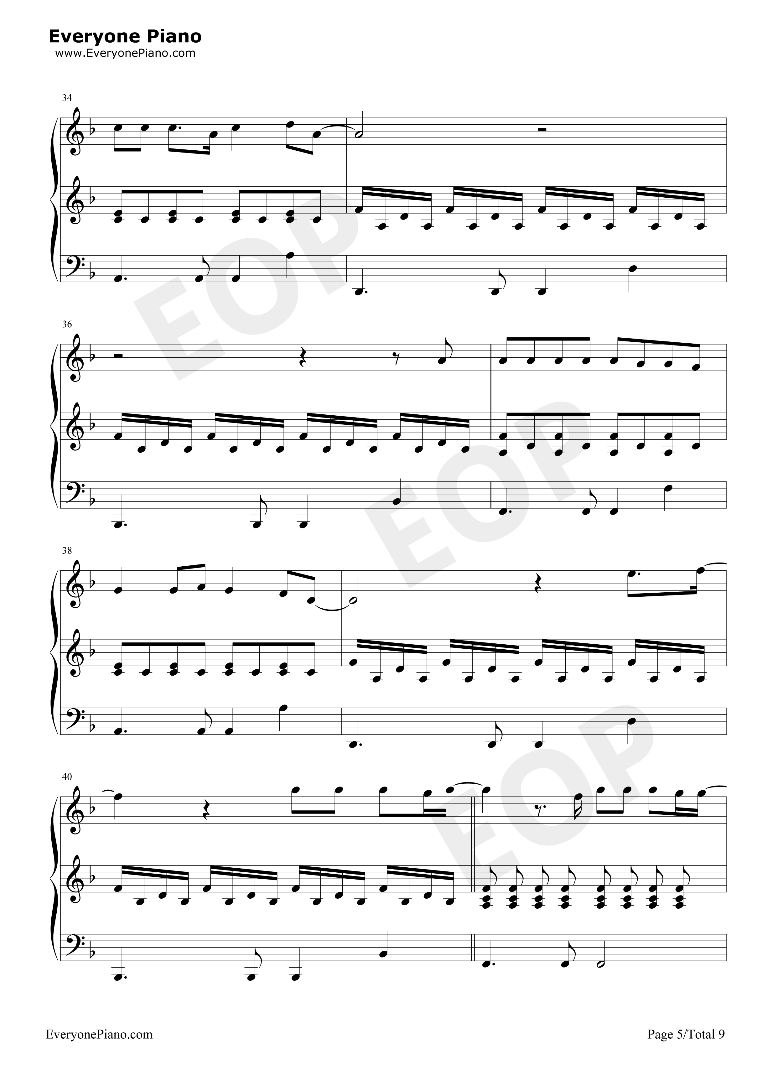 You Say钢琴谱-Lauren Daigle5