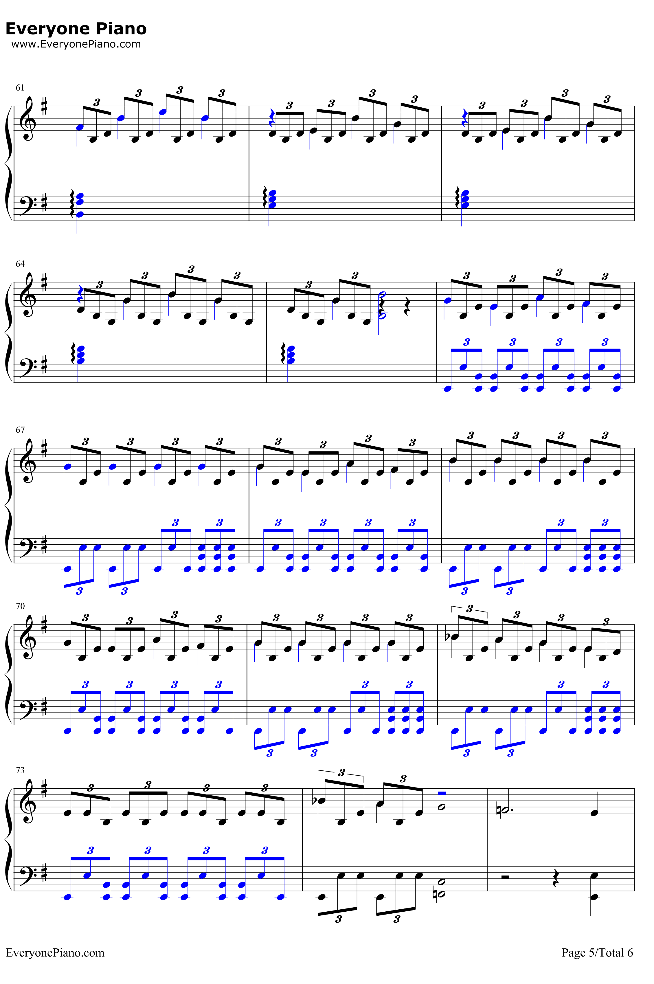 The Last of Us钢琴谱-GustavoSantaolalla-《美国末日》主题钢琴曲5