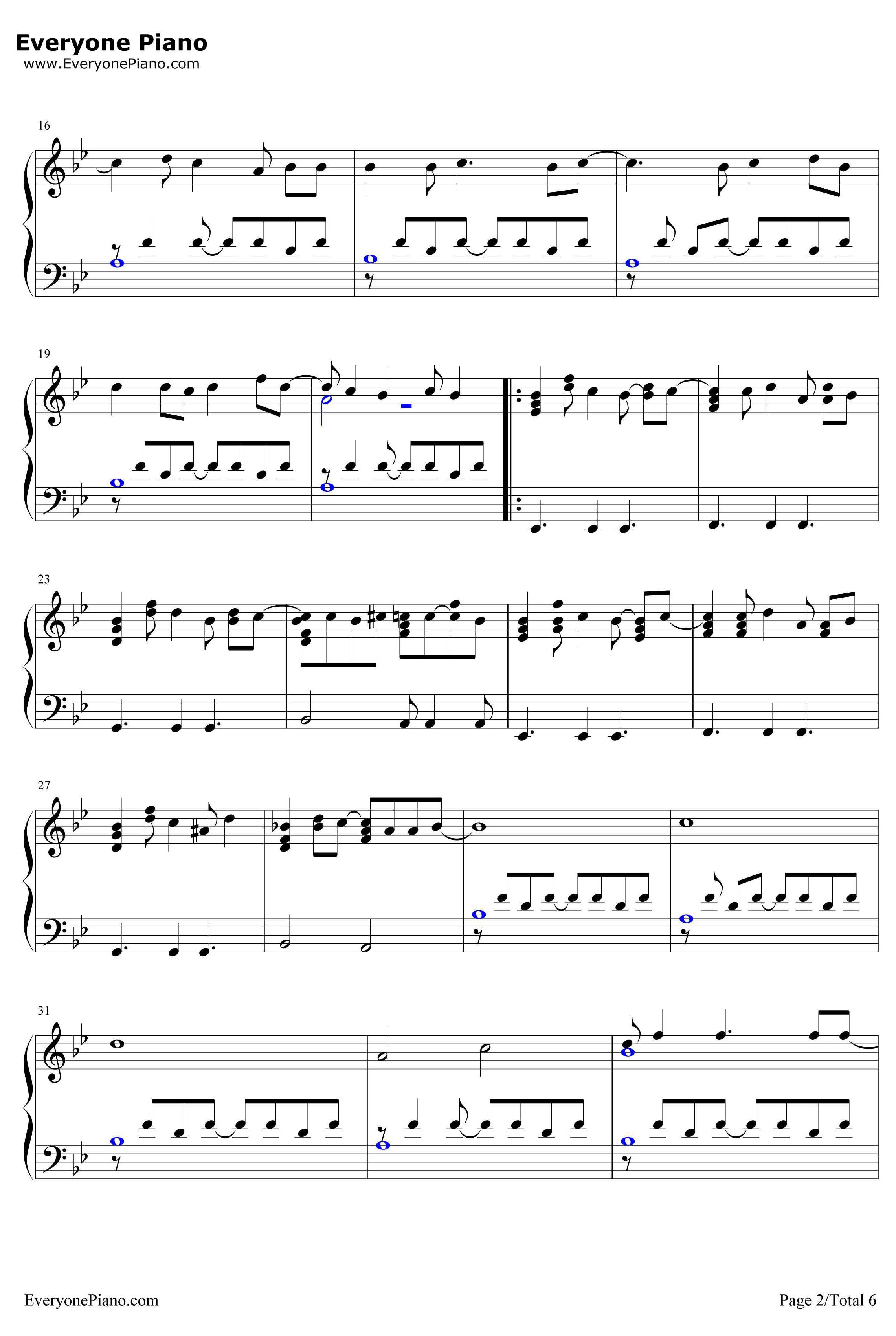 How to Savea Life钢琴谱-TheFray2
