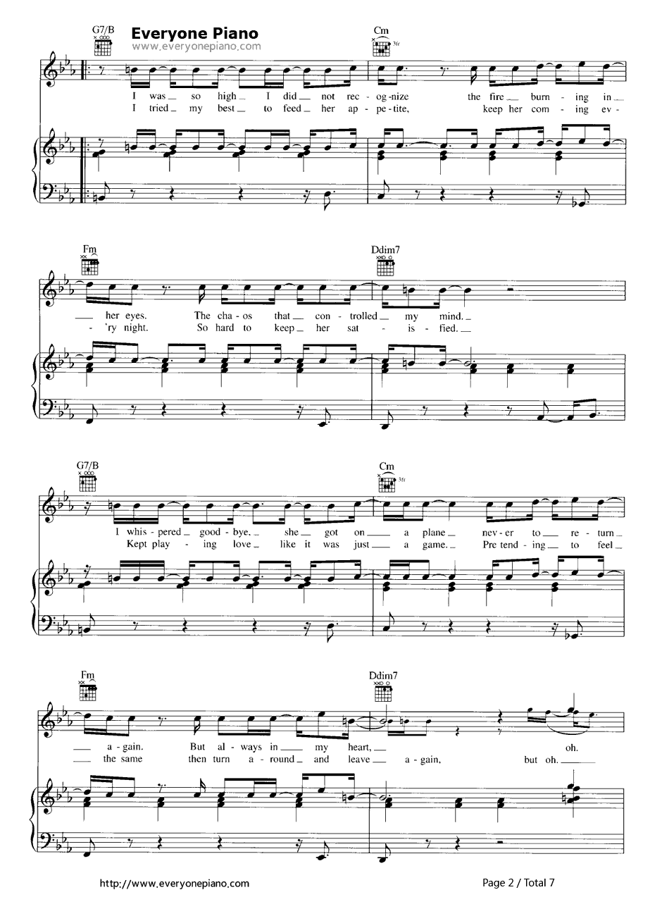 This Love钢琴谱-Maroon52