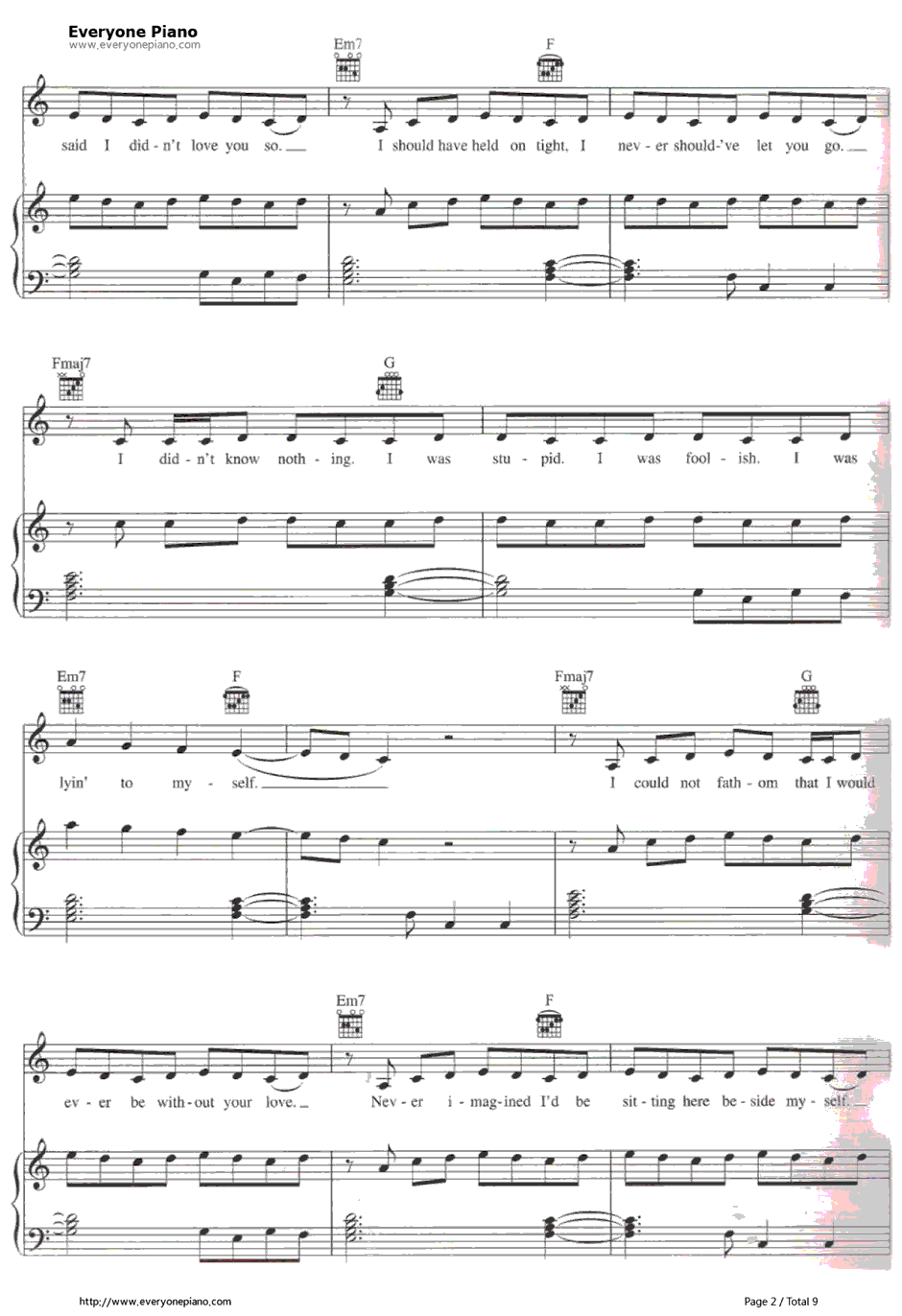 We Belong Together钢琴谱-MariahCarey2