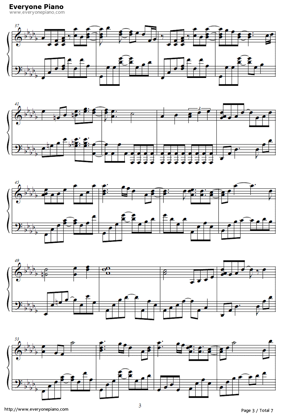 To Far Away Times钢琴谱-Yasunori Mitsuda-《超时空之轮》片尾曲3