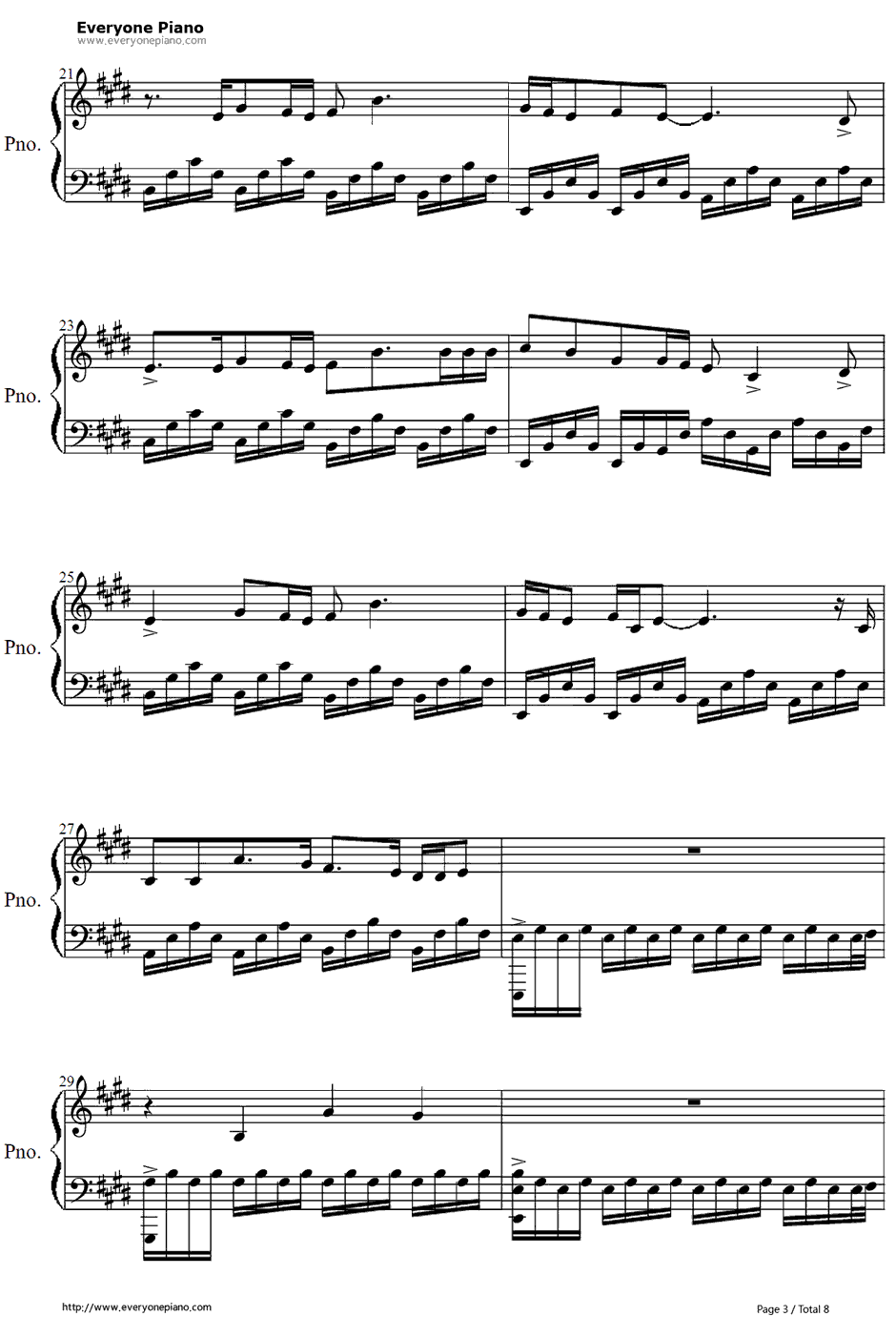 Arms钢琴谱-ChristinaPerri3