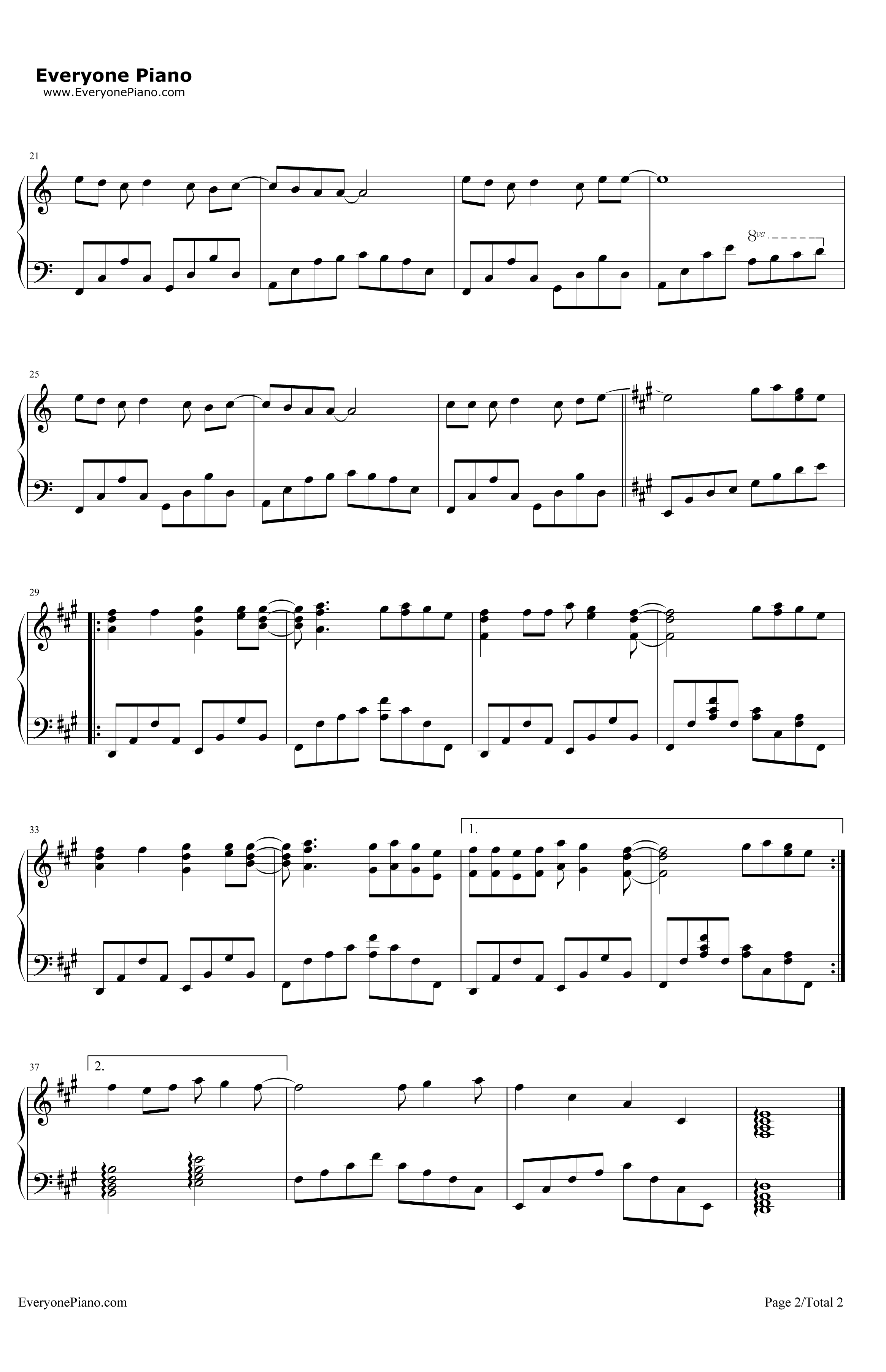 TakeMeHigher钢琴谱-V6-迪迦奥特曼主题曲2