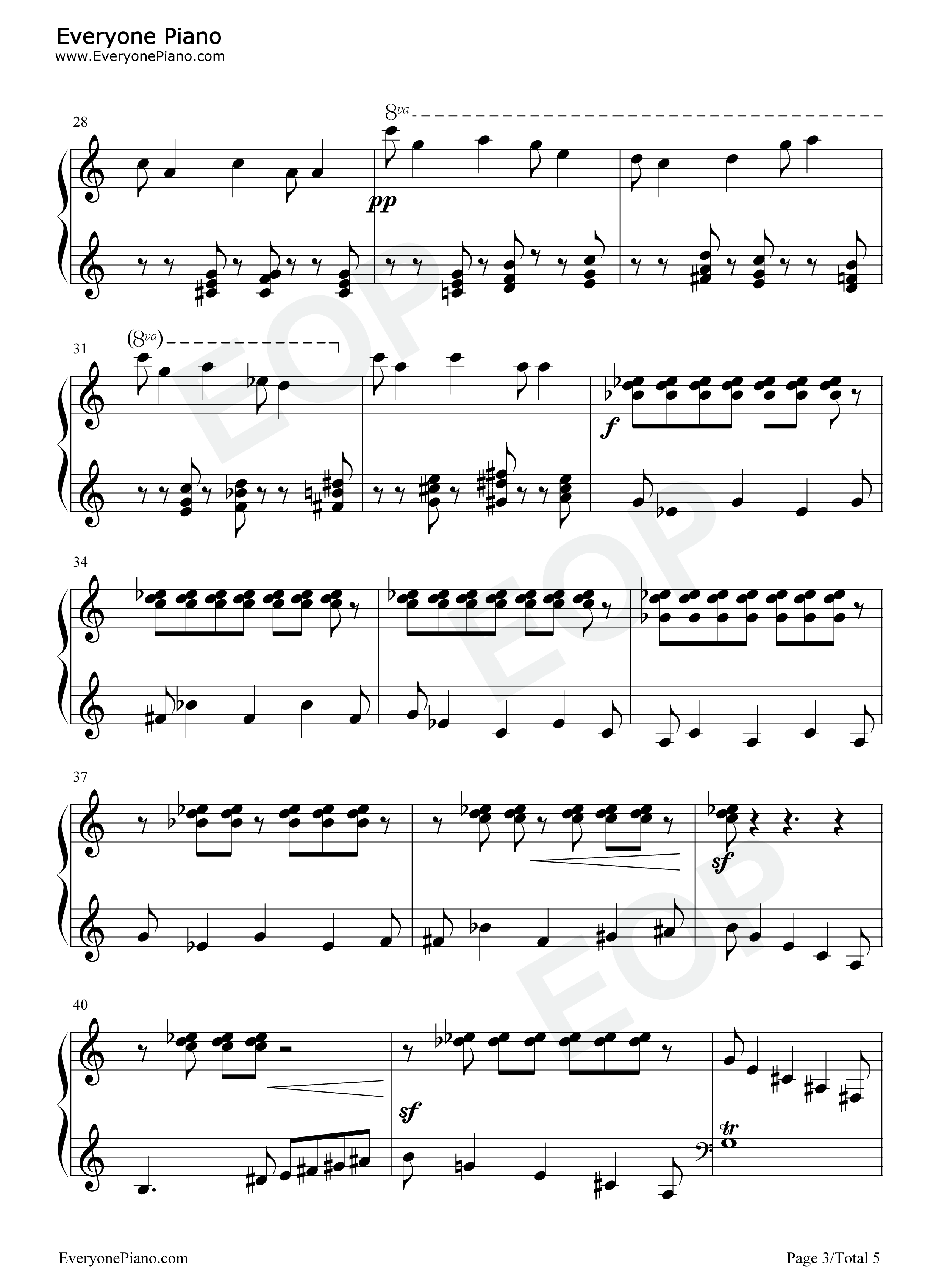 六首保加利亚节奏舞曲钢琴谱-巴托克3