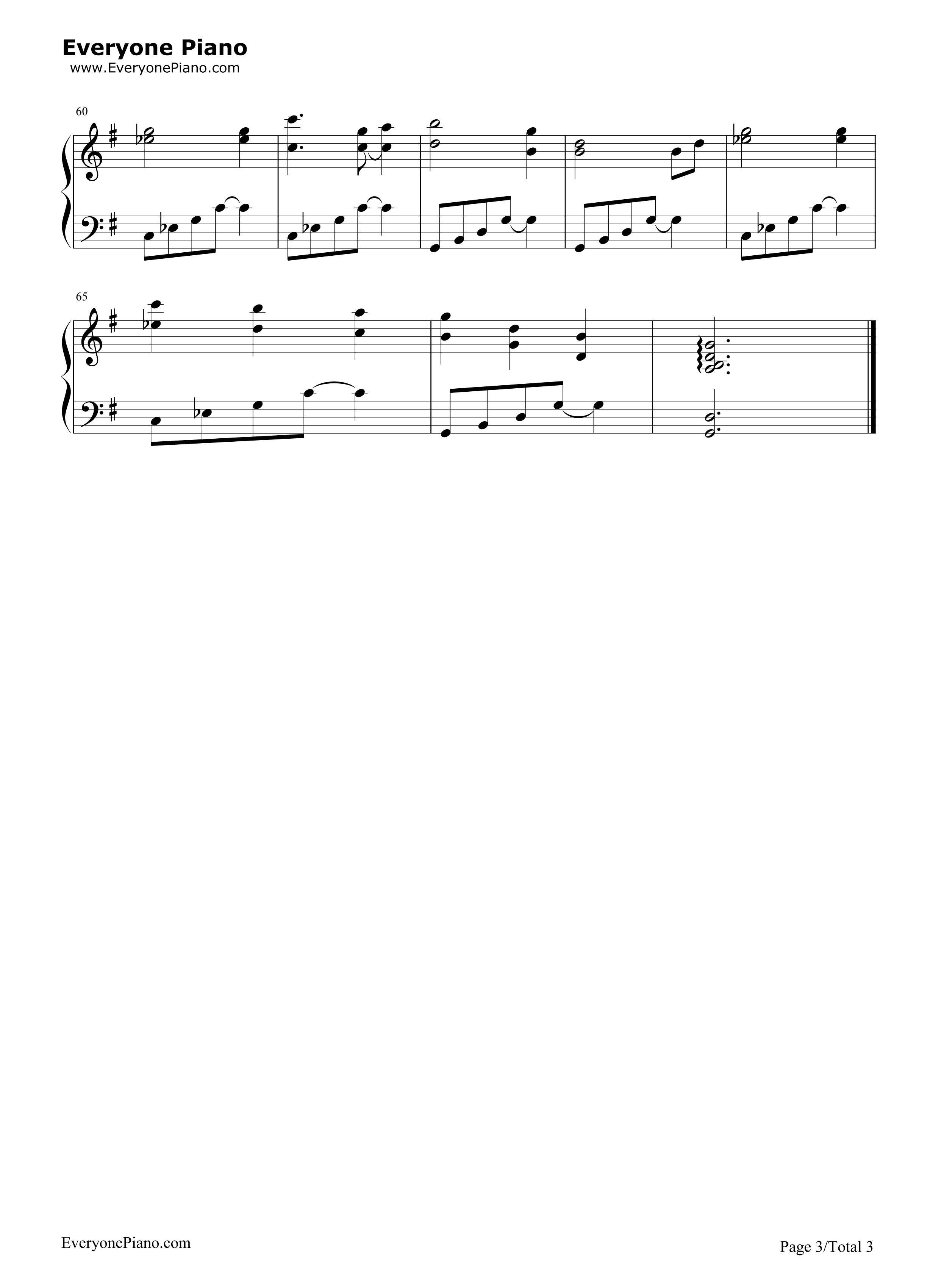 Memory of Mother钢琴谱-光宗信吉3