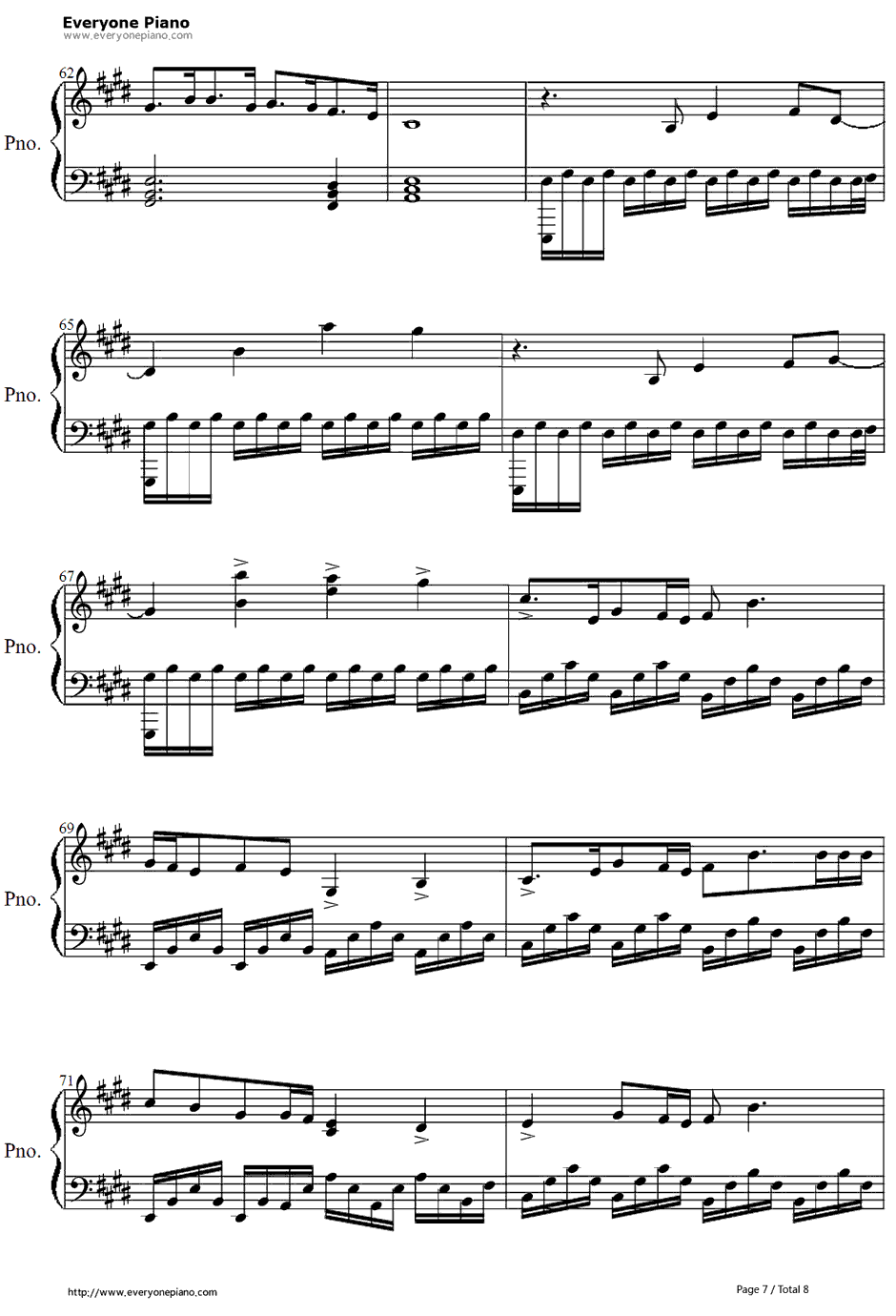 Arms钢琴谱-ChristinaPerri7