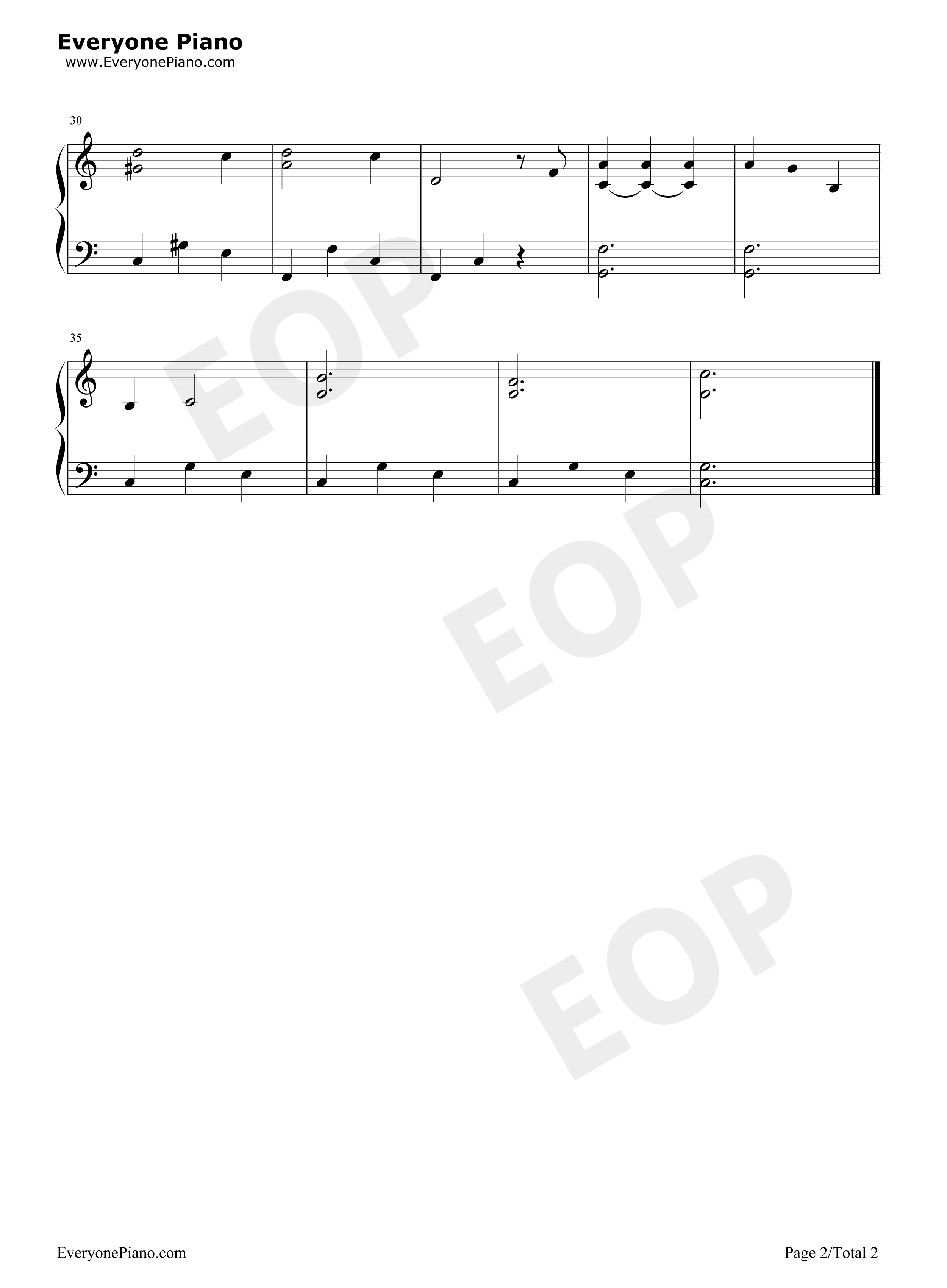 The Last Waltz钢琴谱-Engelbert Humperdinck2