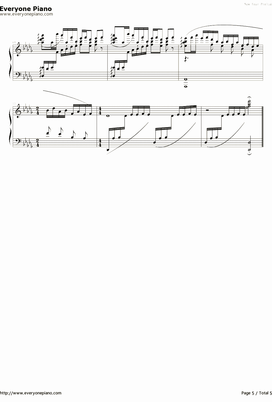 新年序曲钢琴谱-钢琴叫兽-乱按流之六5