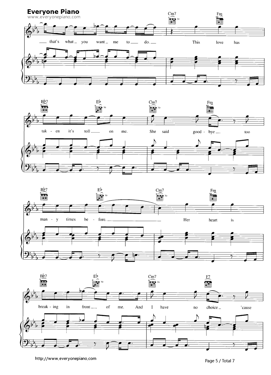 This Love钢琴谱-Maroon55