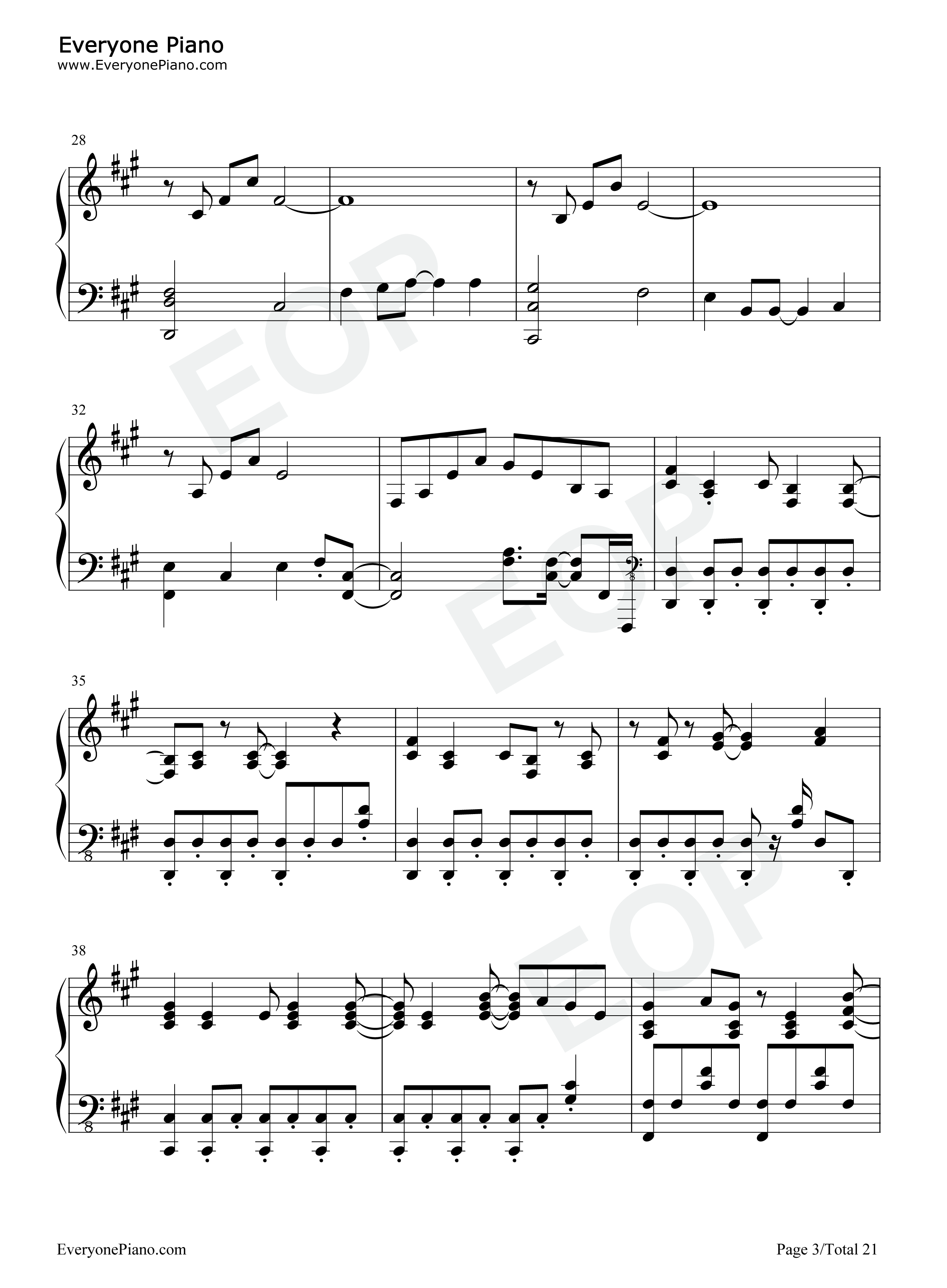 Leap of faith钢琴谱-fripSide3