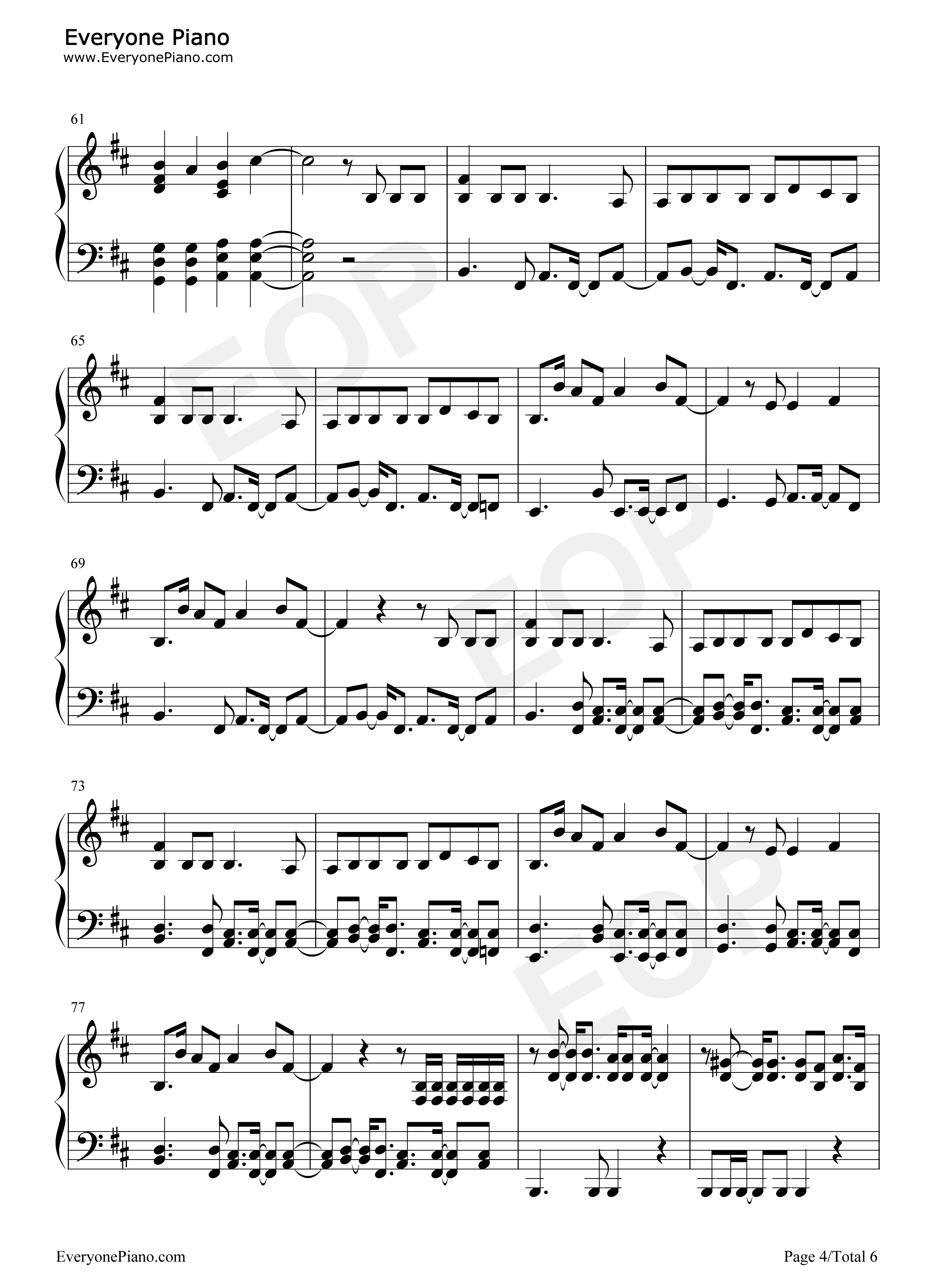 No Roots钢琴谱-Alice Merton4