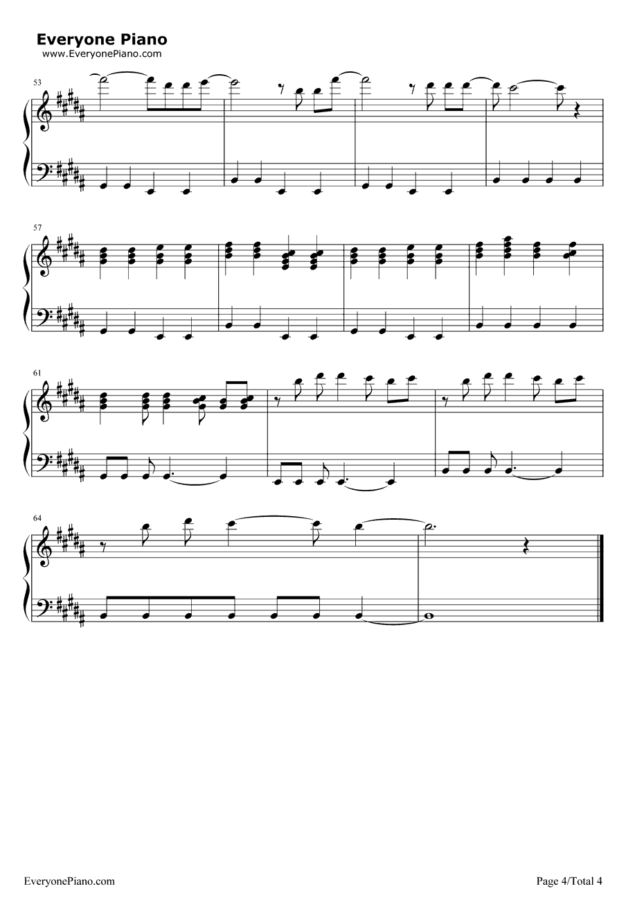 Try钢琴谱-AsherBook4