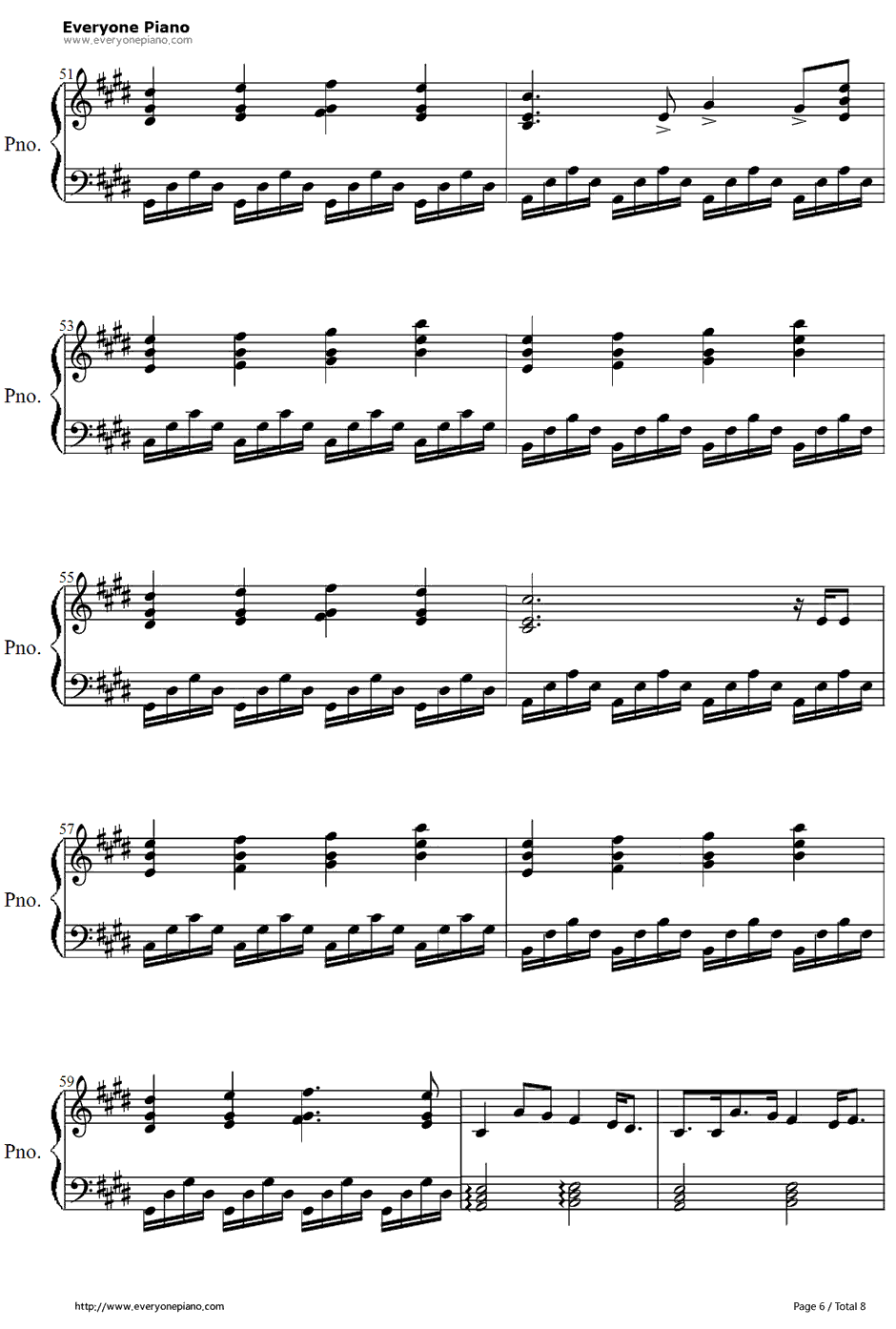 Arms钢琴谱-ChristinaPerri6